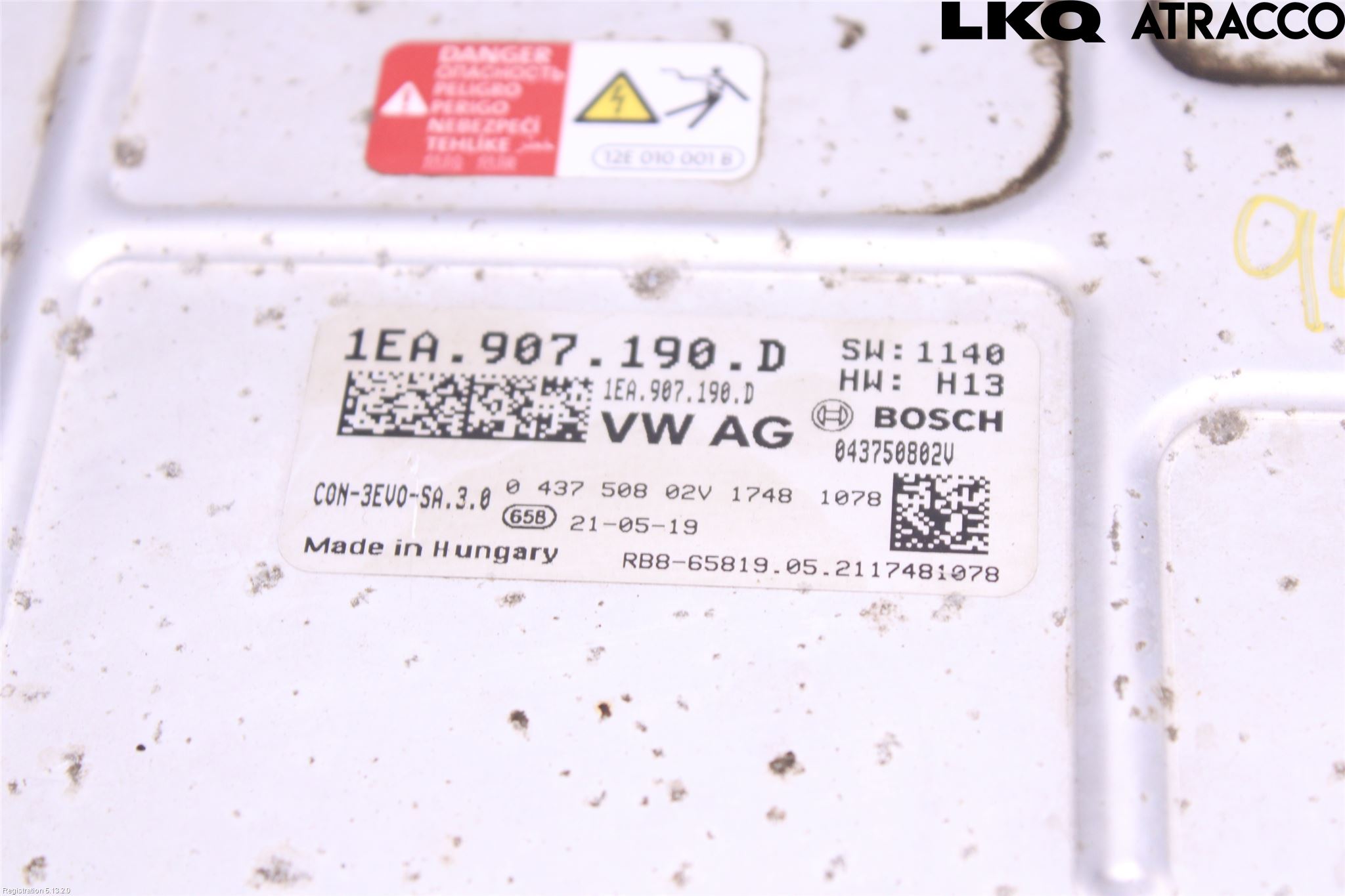 Volkswagen VW ID.4 21- Dc-Cd Omvandlare Hybrid