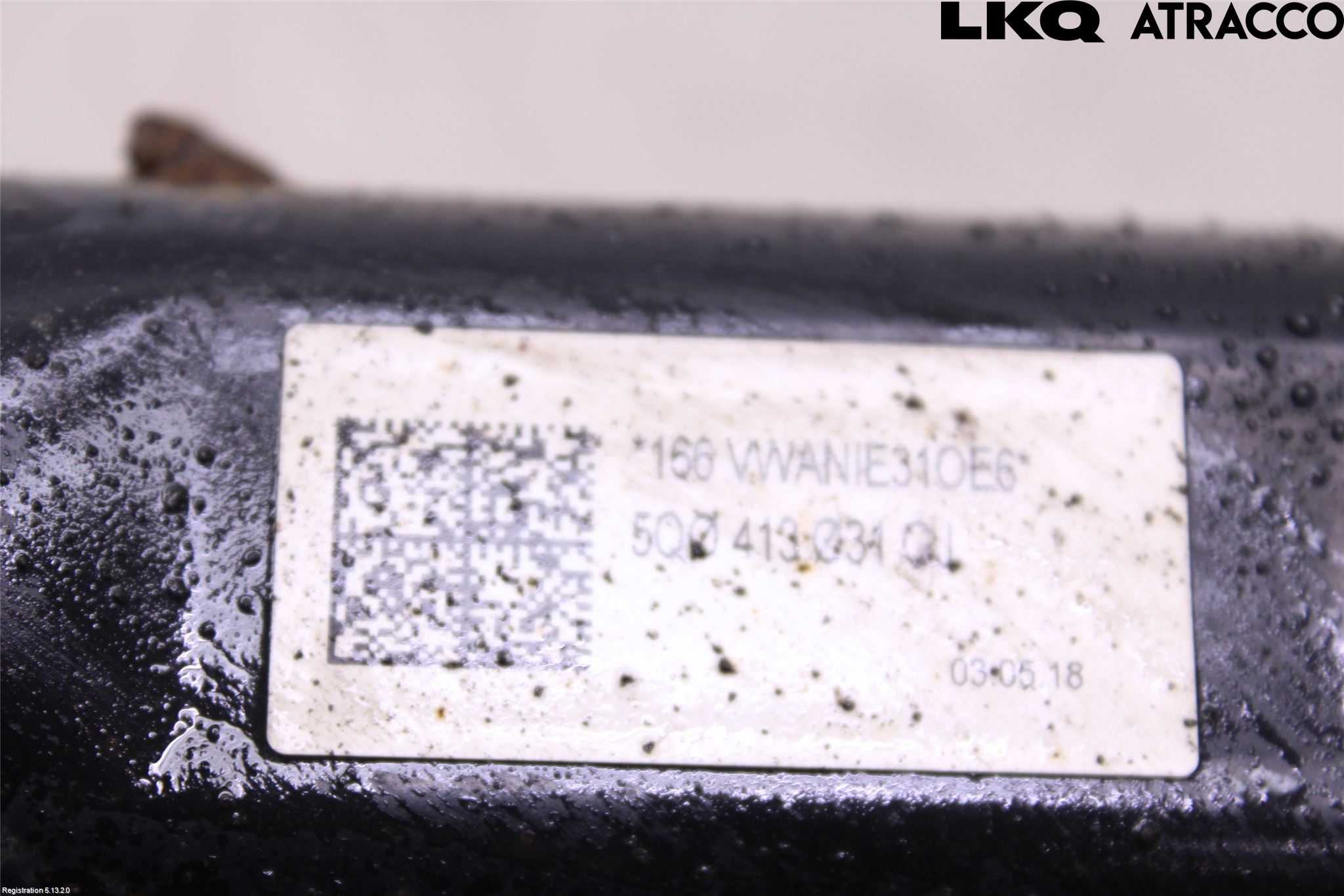 Volkswagen VW GOLF / E-GOLF VII 13-20 Fjäderben Fram Höger