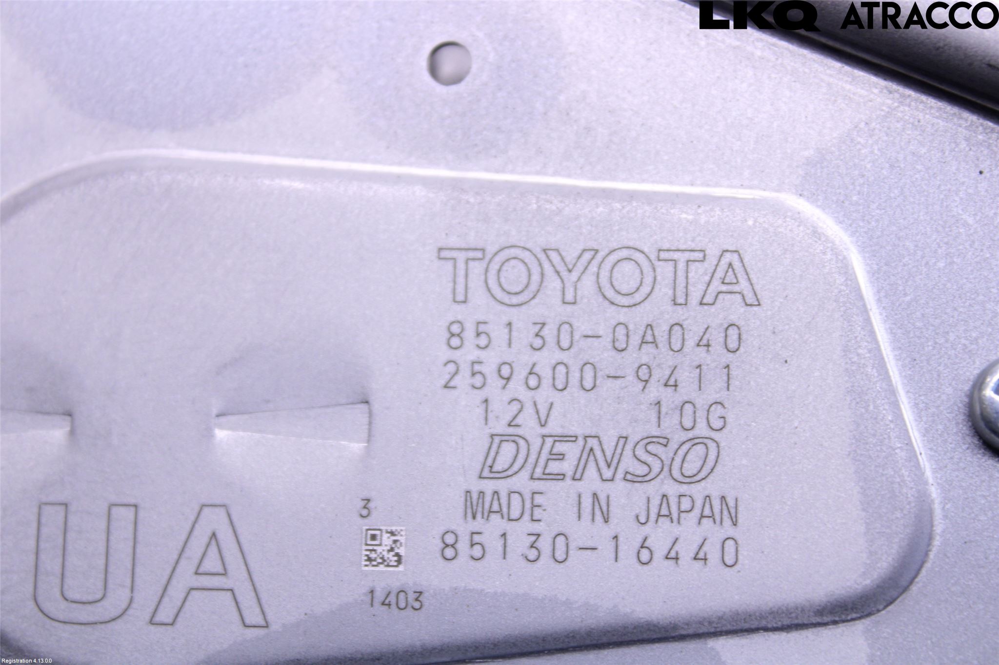 Toyota COROLLA CROSS XG10 22- Torkarmotor Baklucka