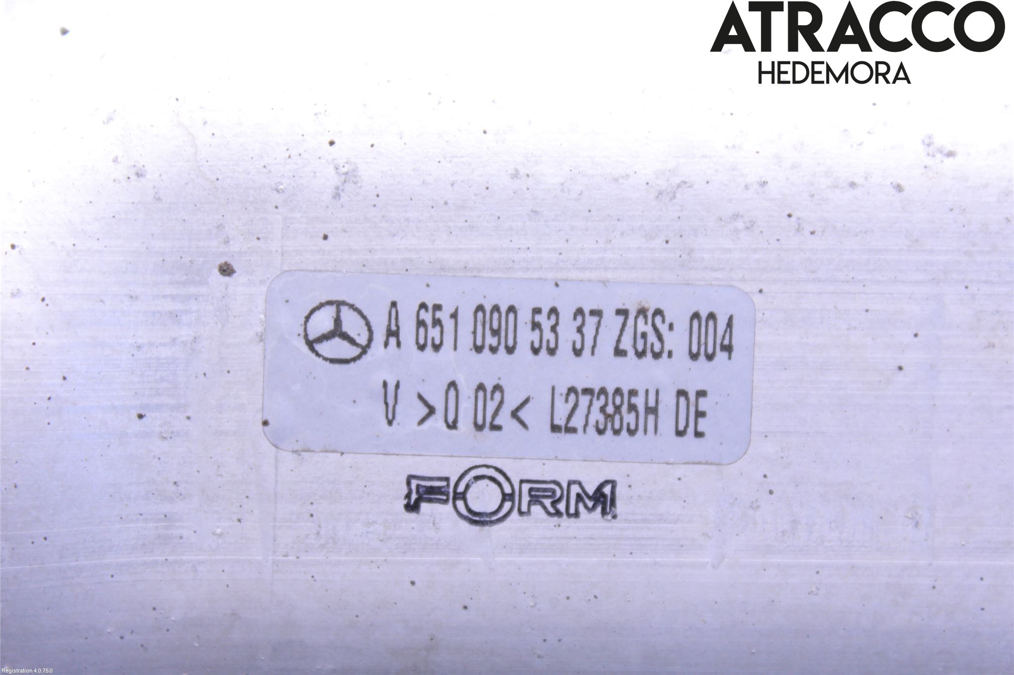 Mercedes-Benz MB C-KLASS (W205) 14-21 Laddluft-Intercoolerrör