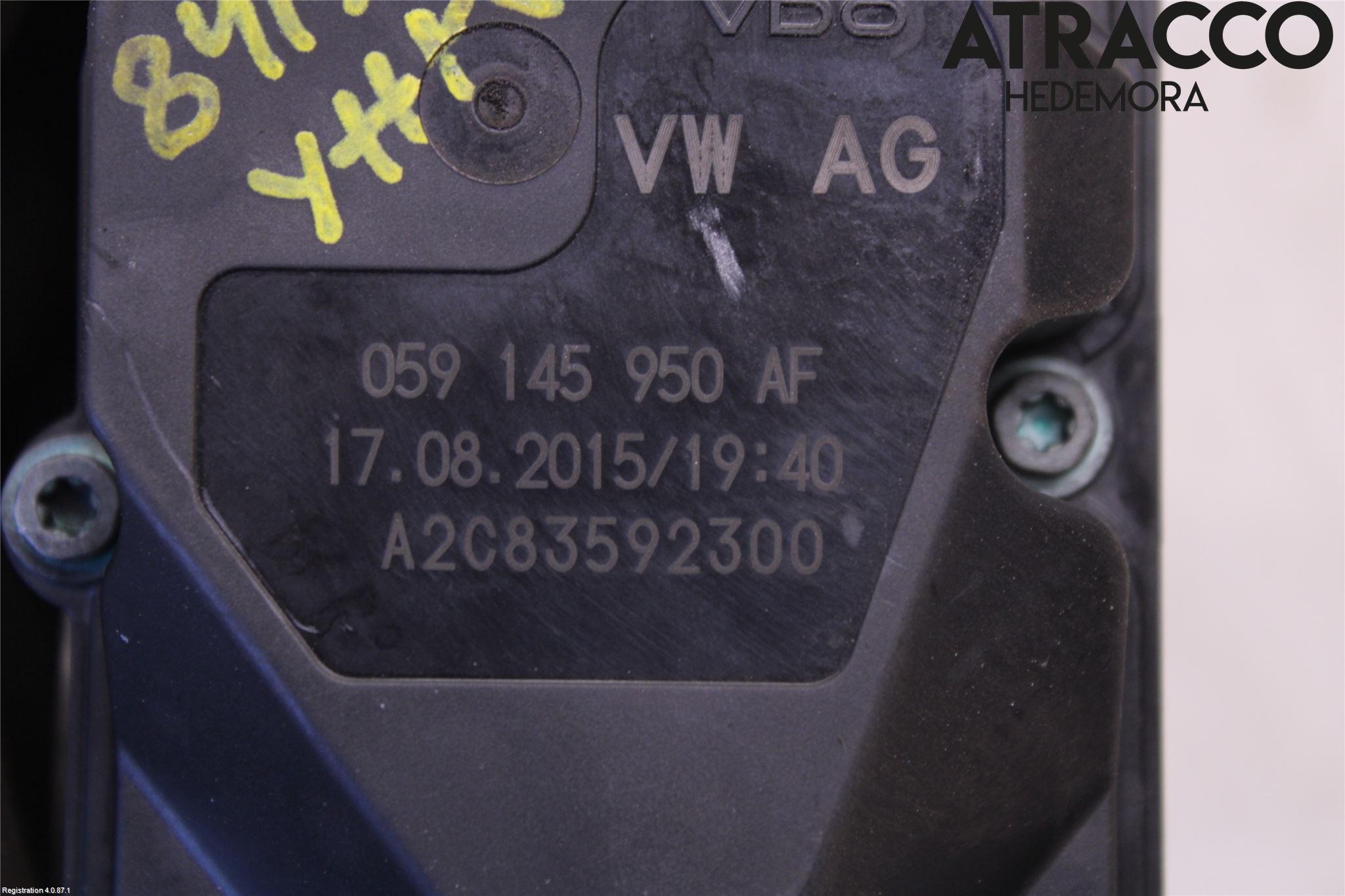 Audi A5 07-16 Injspjällhus