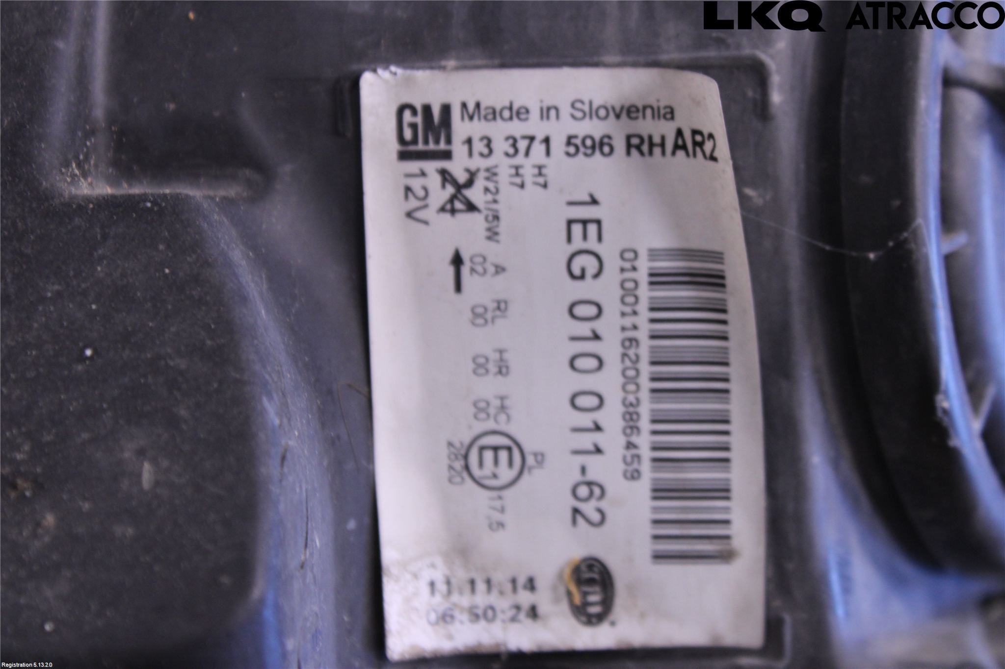 Opel ASTRA J 10-15 Strålkastare Höger