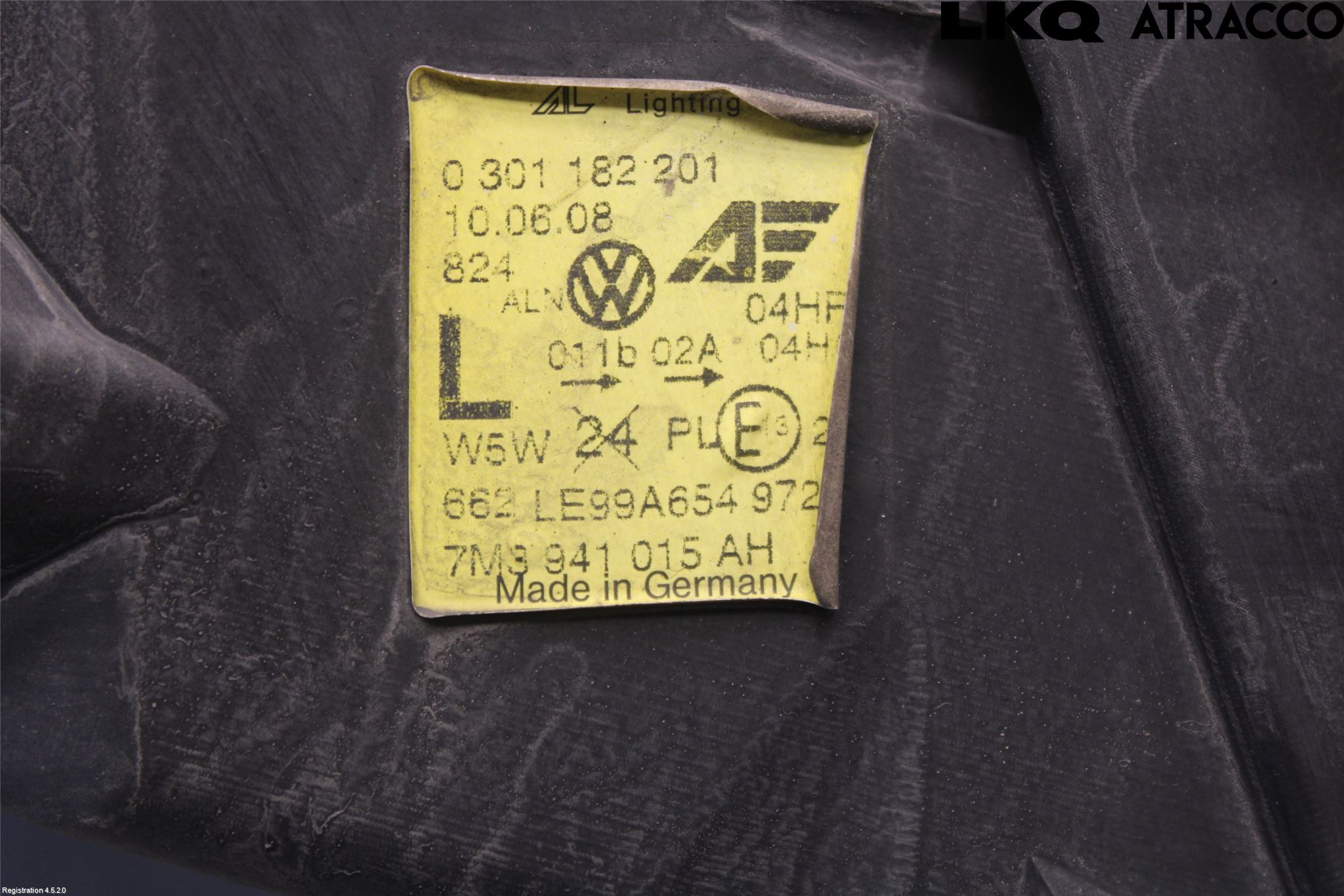 Volkswagen VW SHARAN      01-10 Strålkastare Vänster