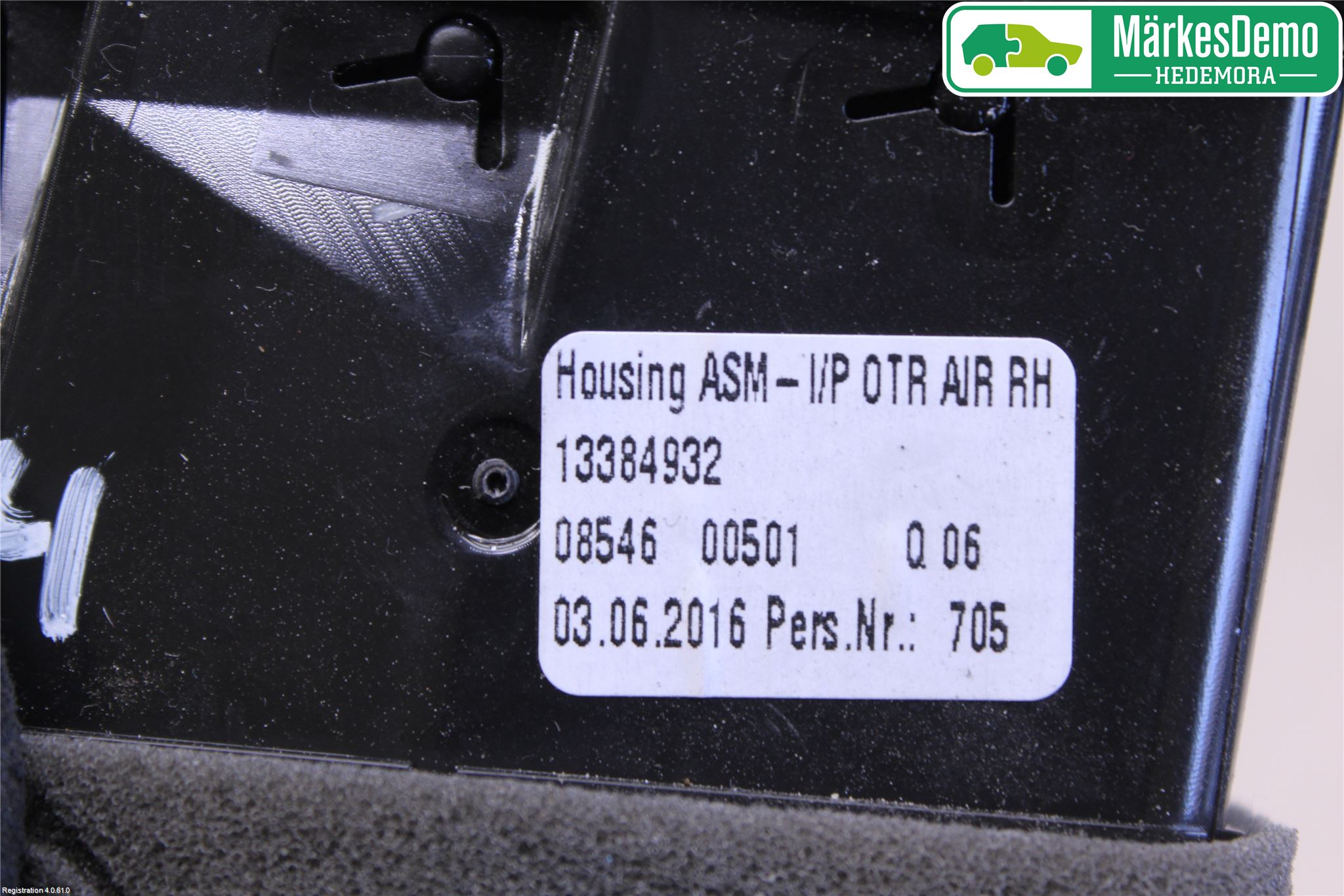 Opel CORSA E 15-19 Defrosterkanal-Munstycke