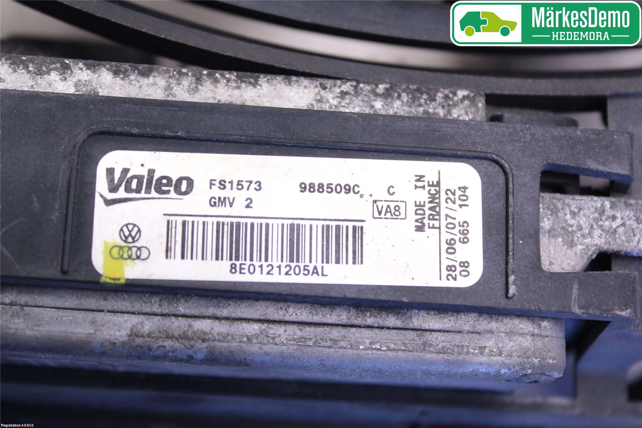 Audi A4/S4 05-07 Kylfläkt El