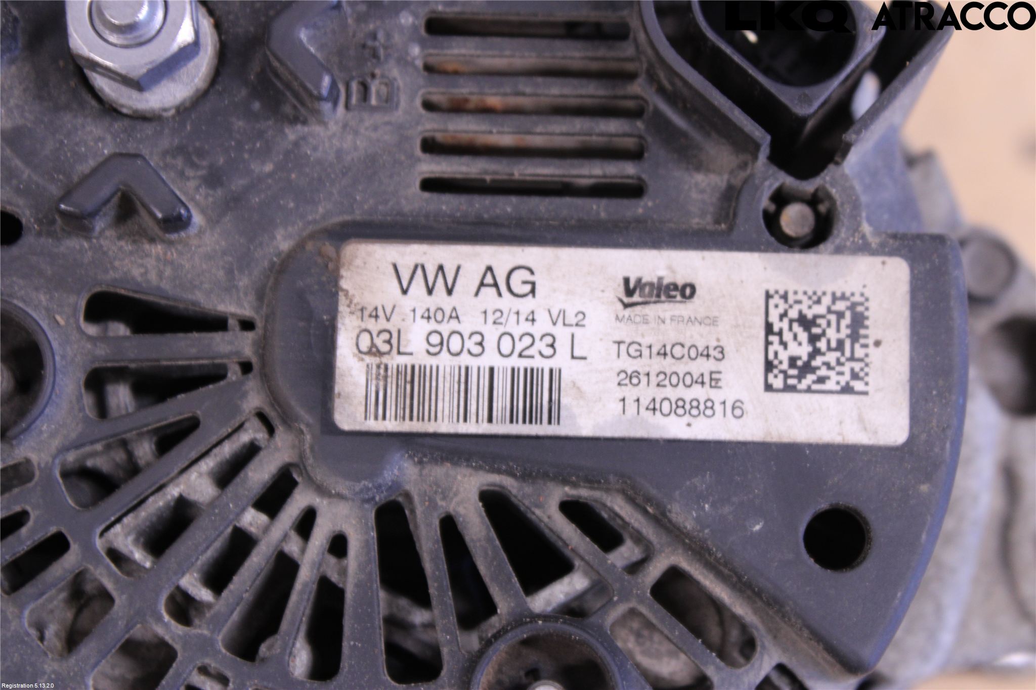 Volkswagen VW GOLF / E-GOLF VII 13-20 Generator
