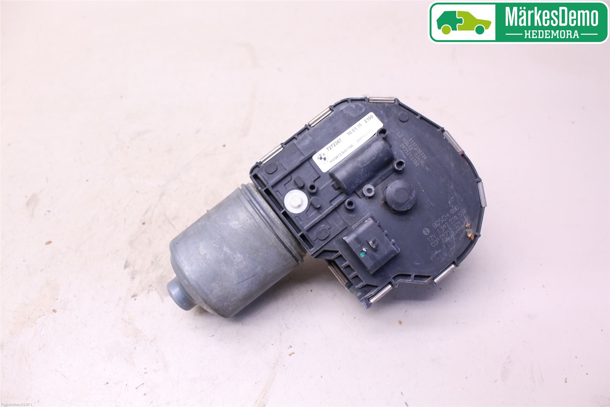 BMW 5 F10/F11/F18 09-17 Torkarmotor Vindruta