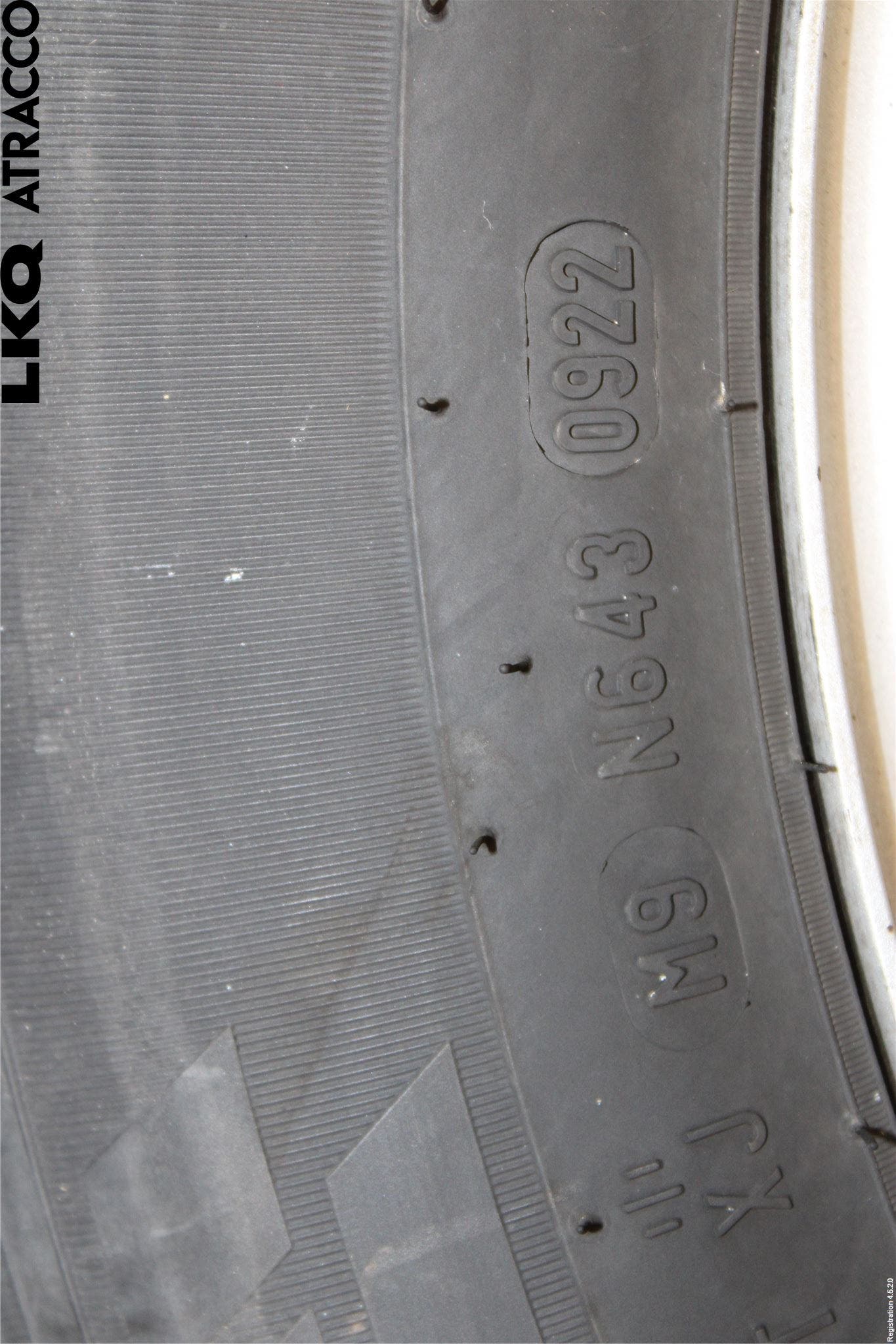 Volkswagen VW TRANSP/CARAVELLE (T6) 16-22 Sommardäck Plåtfälg 4St