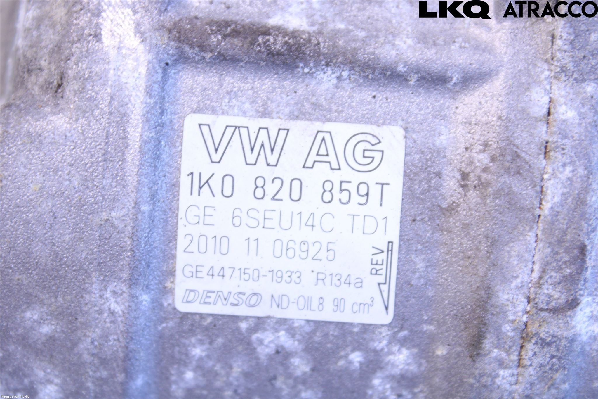 Volkswagen VW GOLF VI 09-13 Ac Kompressor