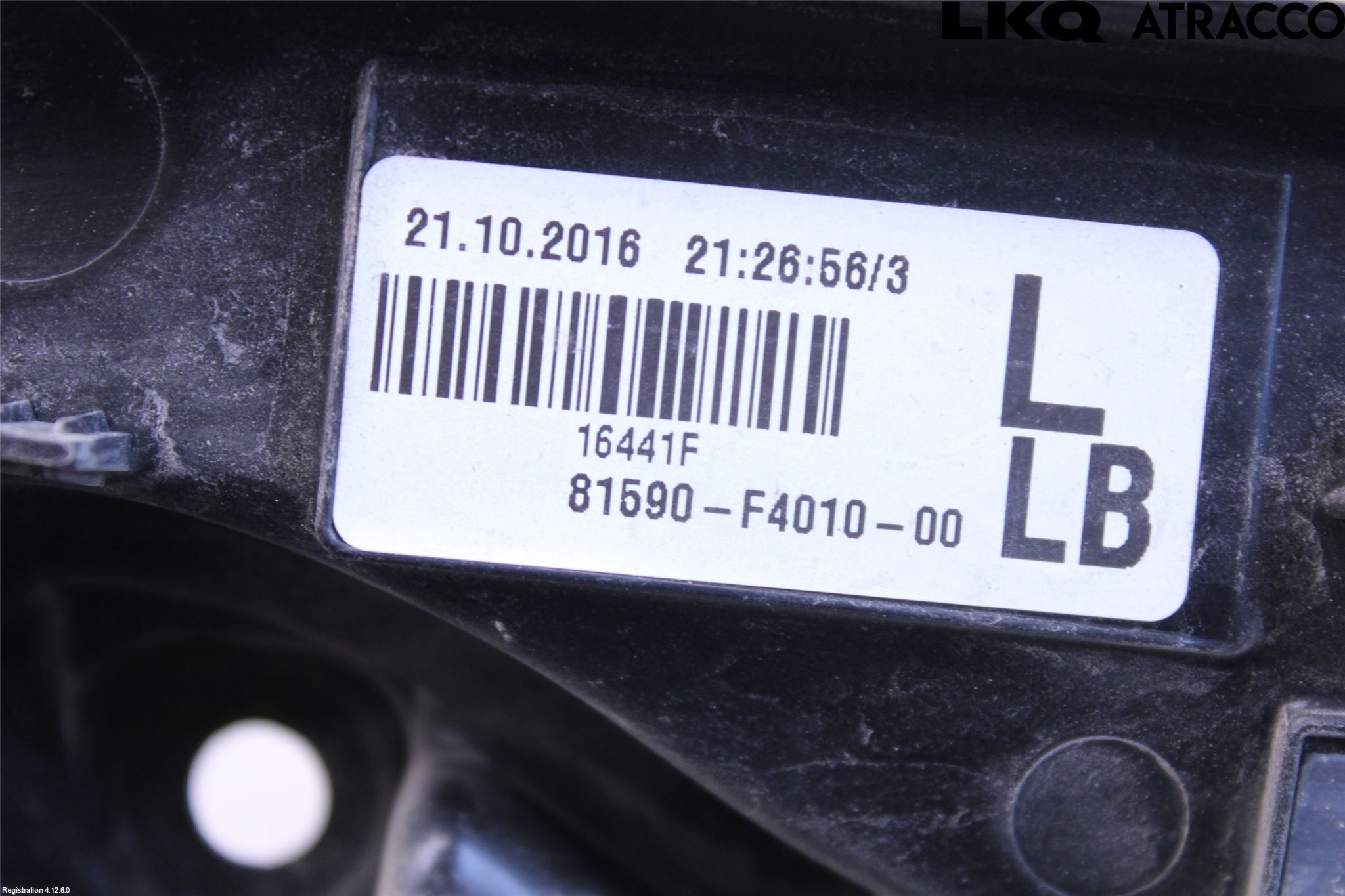 Toyota C-HR 16-23 Bakljus Lucka Vä