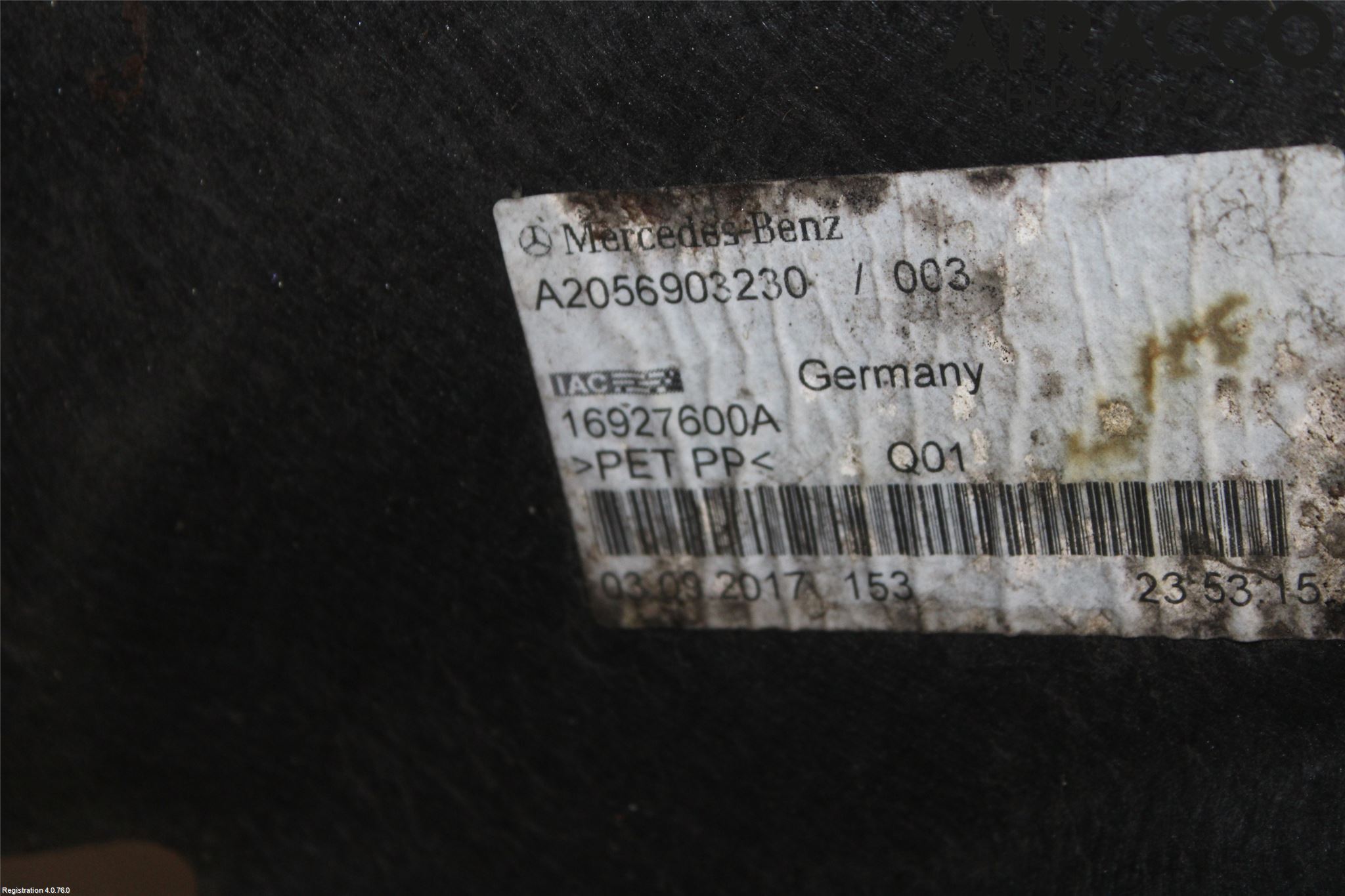 Mercedes-Benz MB C-KLASS (W205) 14-21 Skärm Inner
