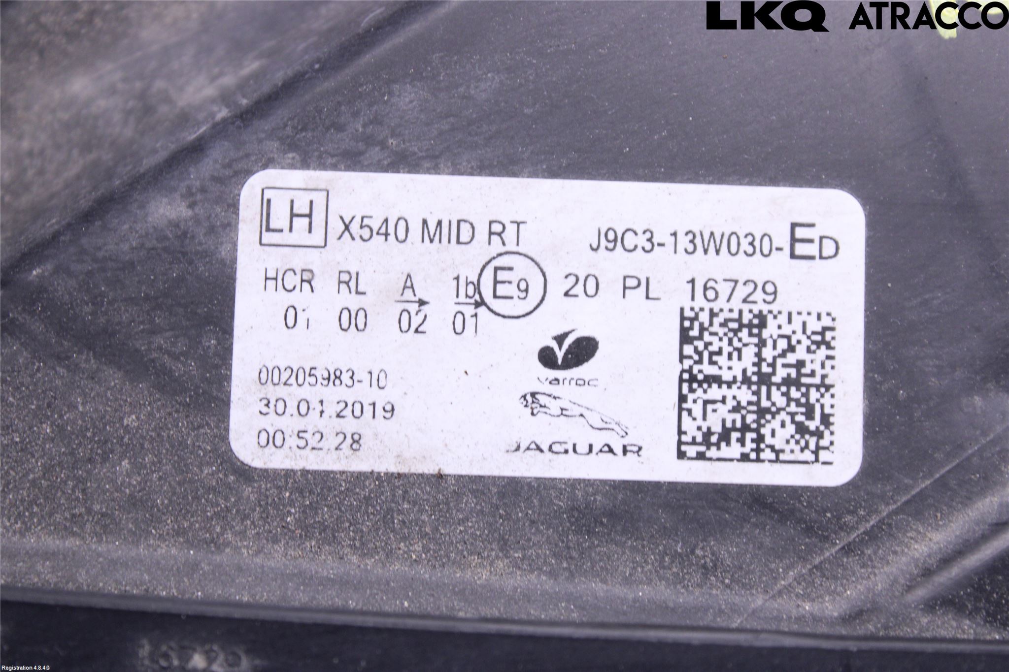 Jaguar E-PACE 17- Strålkastare Vänster