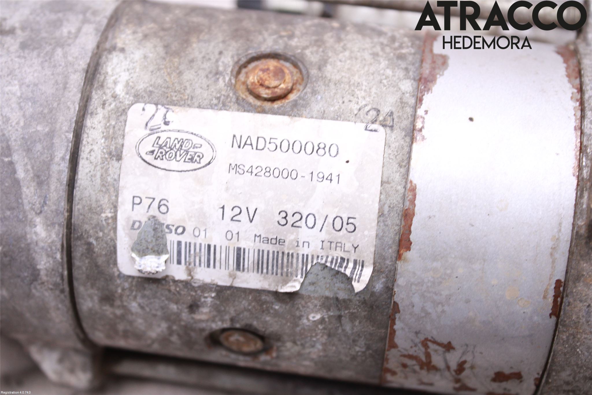 Landrover RANGE ROVER SPORT (L320) 05-09 Startmotor Diesel