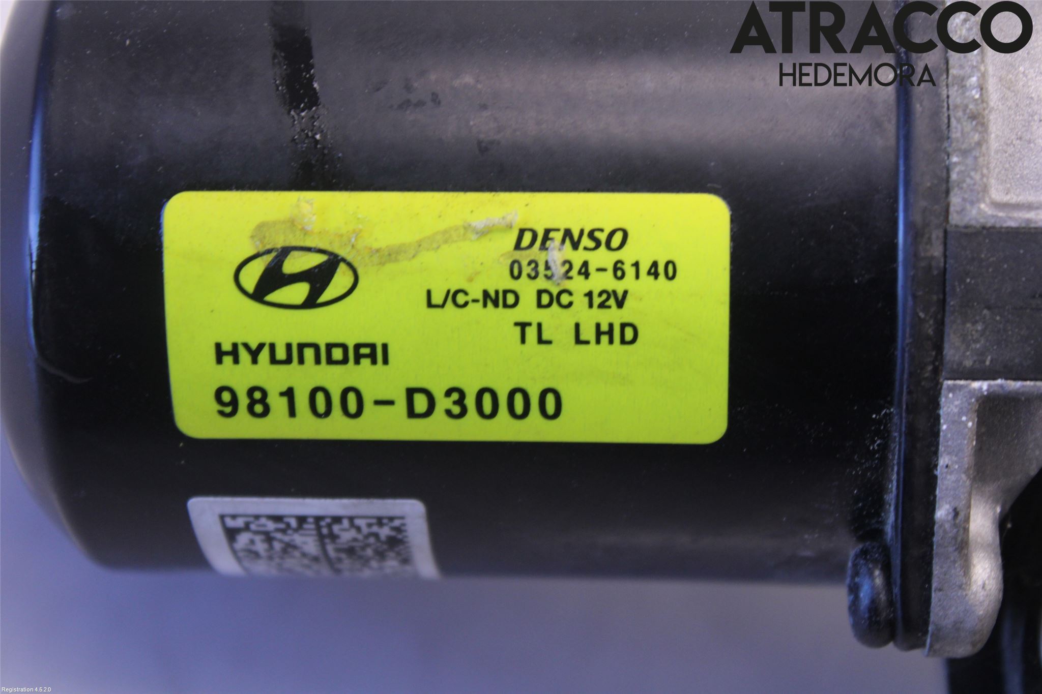 Hyundai TUCSON 05- Torkarmotor Vindruta