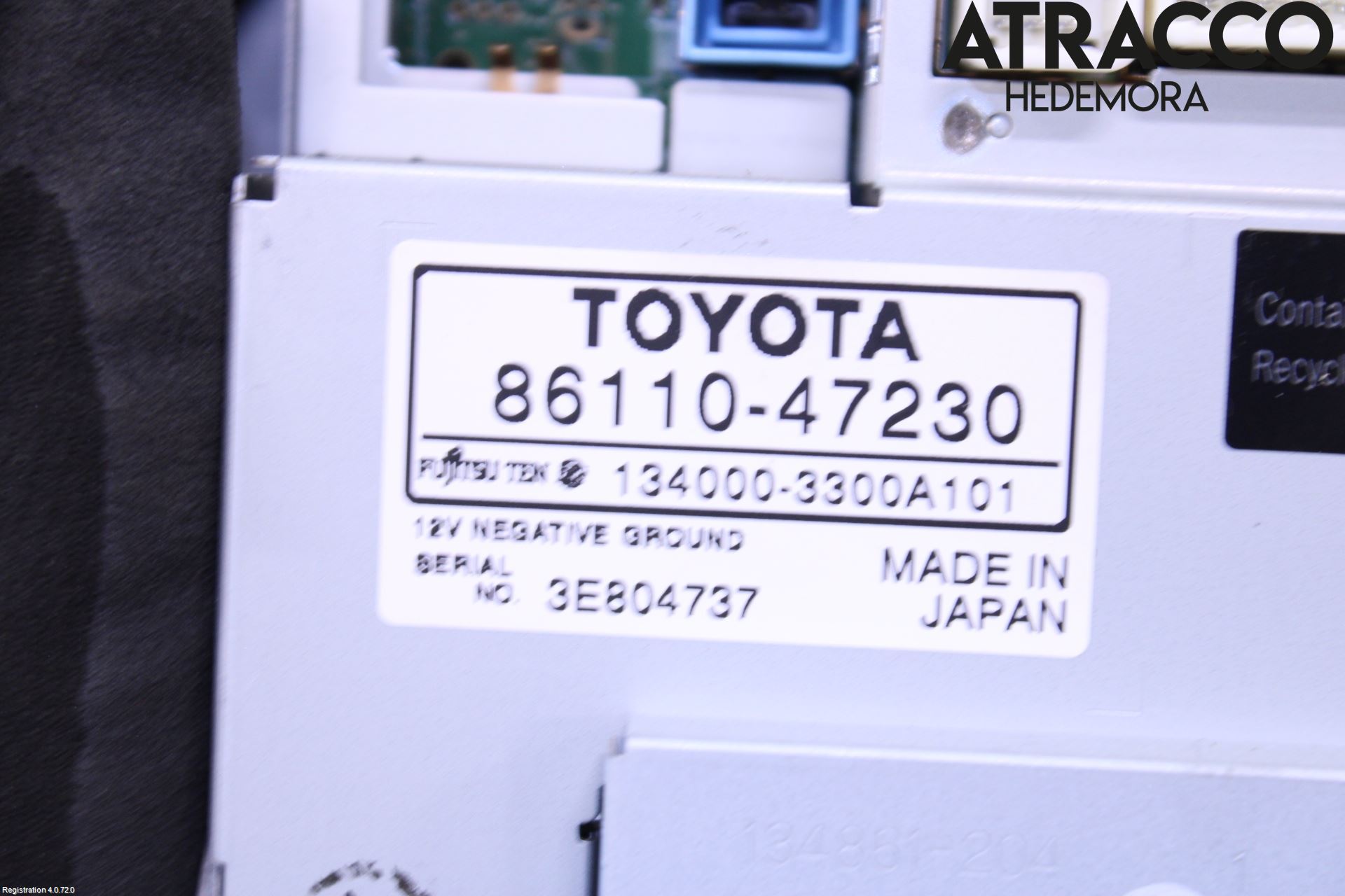 Toyota PRIUS NWH20 04-08 Multifunktionsdisplay