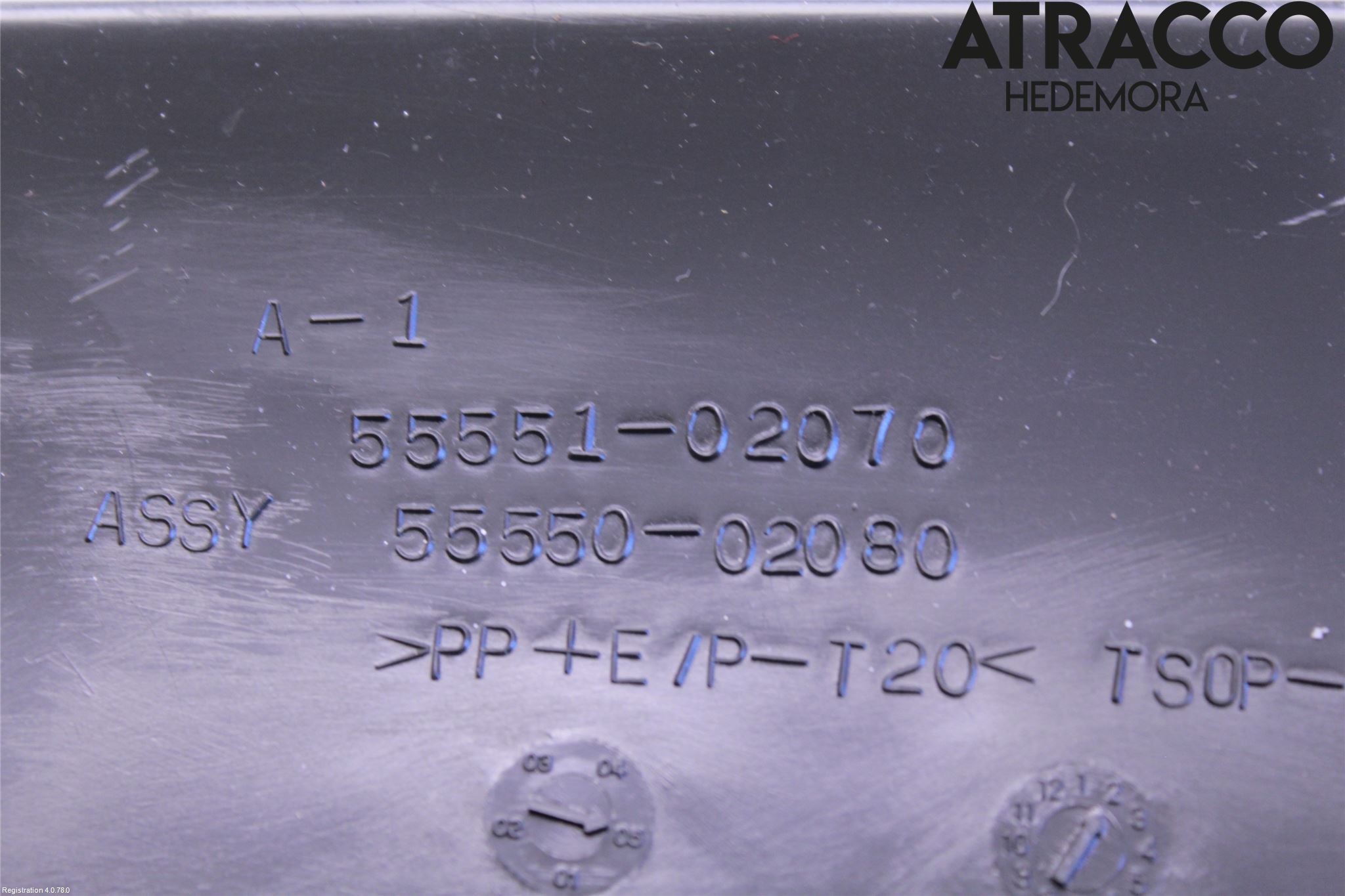 Toyota COROLLA 02-07 Handskfacklucka