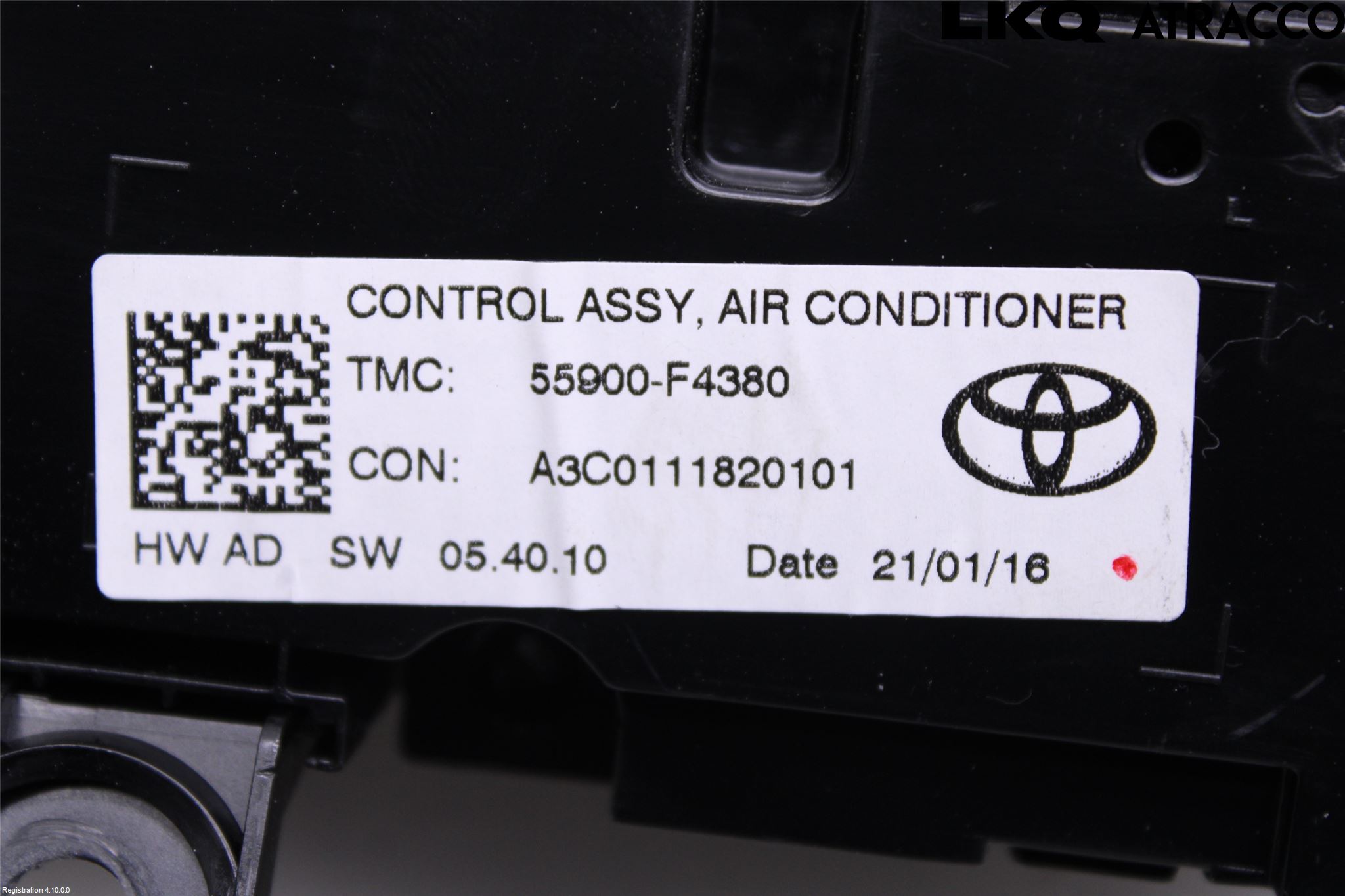Toyota C-HR 16-23 Ac Styrenhet Ac Manöveren