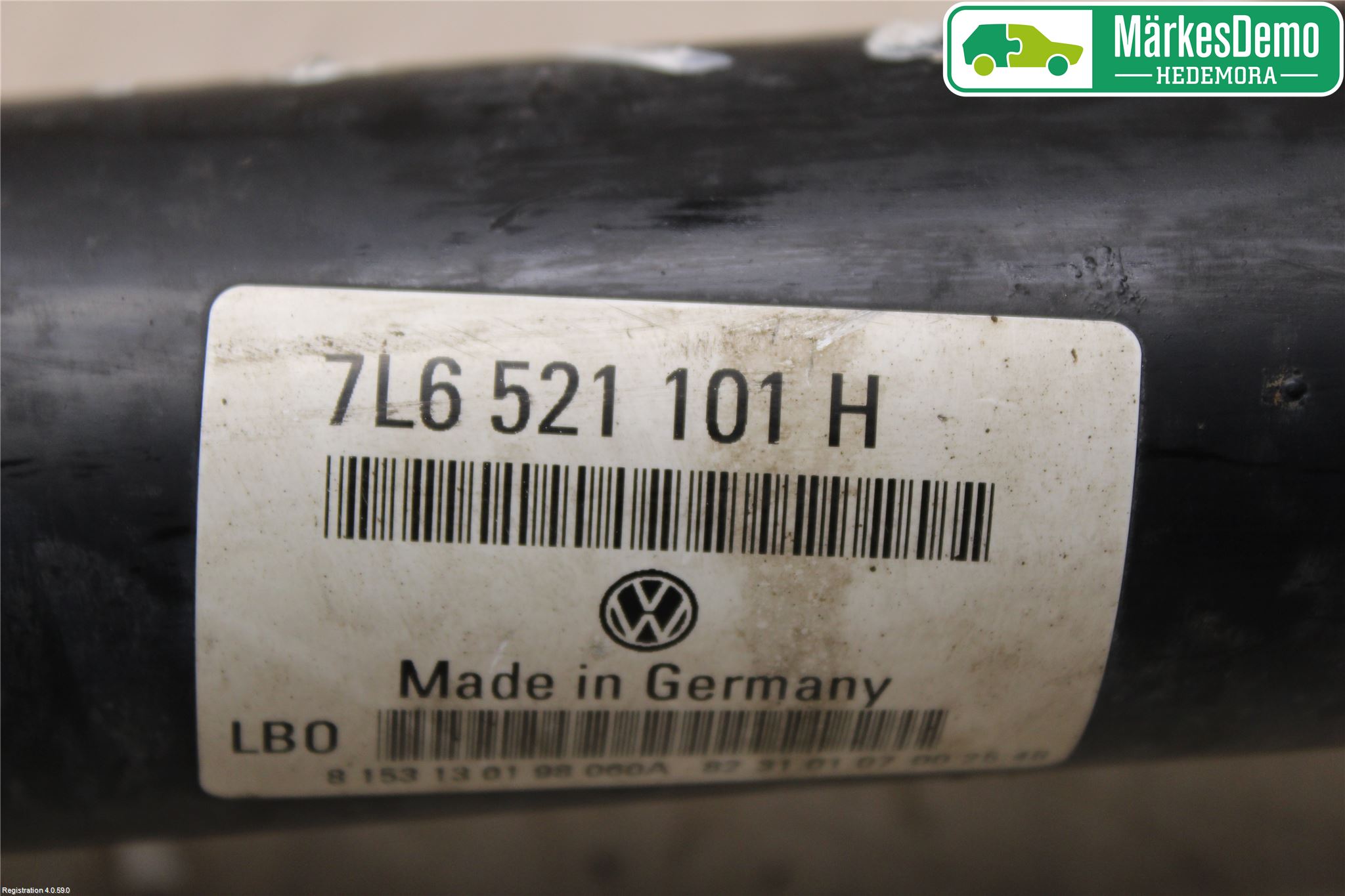 Audi Q7/SQ7 Mellanaxel Främre 4Wd