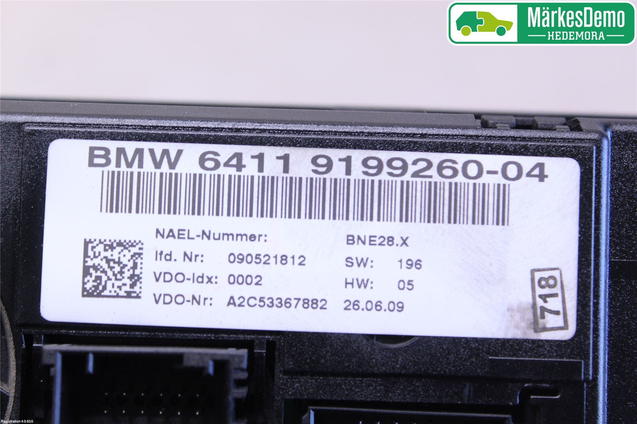 BMW 1 E87/81 5D/3D 03-11 Ac Styrenhet Ac Manöveren