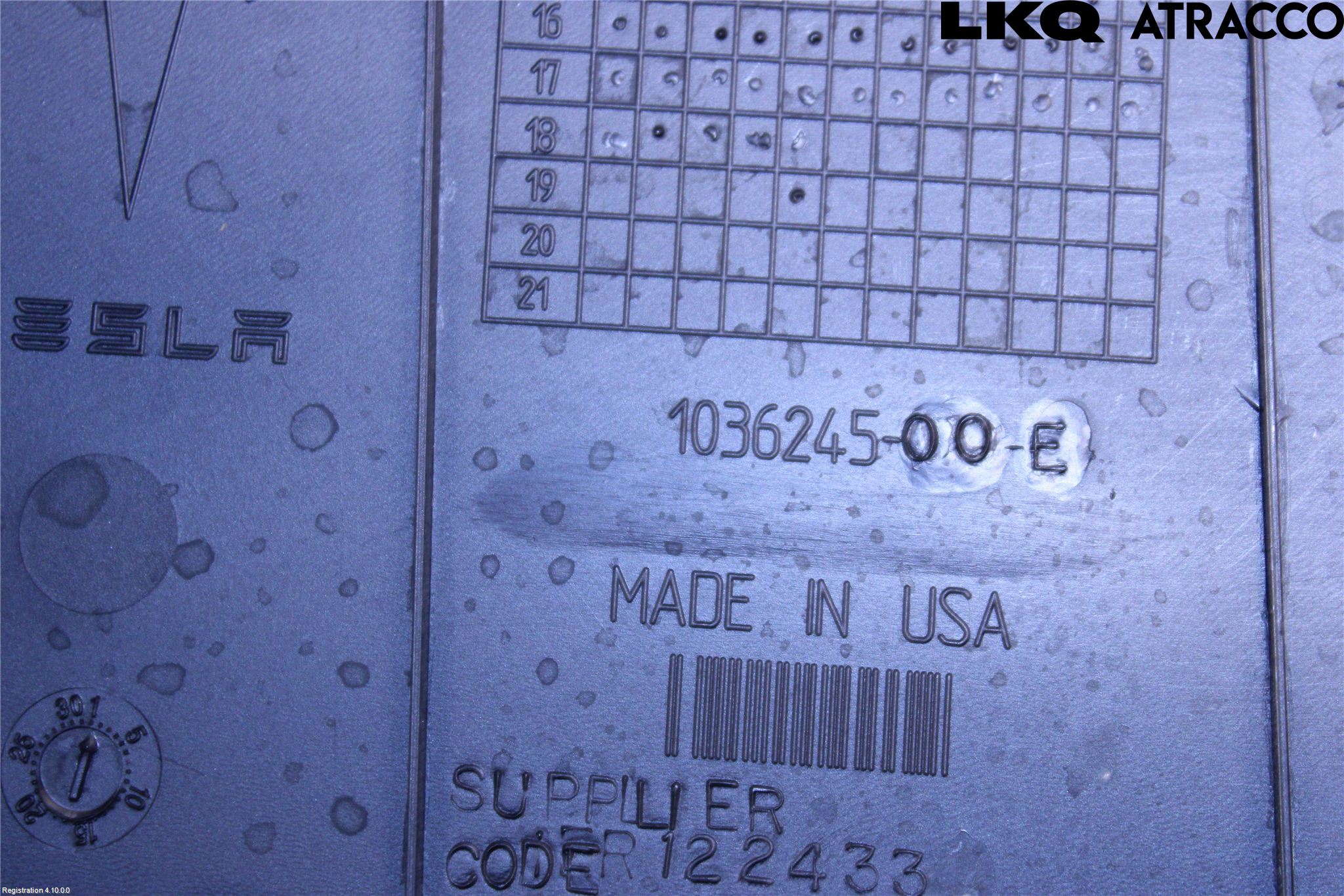 Tesla MODEL X 16- Torpedplåt-Torpedplast