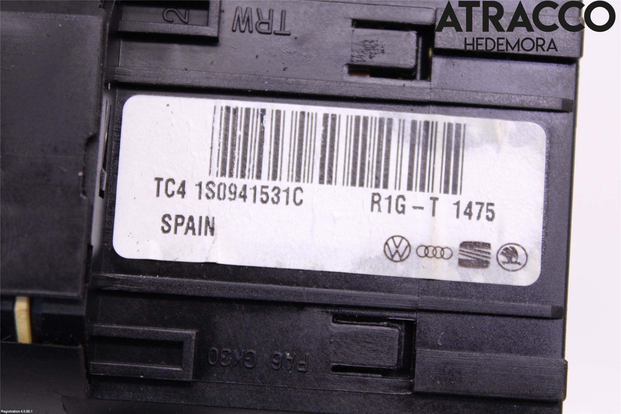 Volkswagen VW UP! / E-UP! Strömställare Ljus