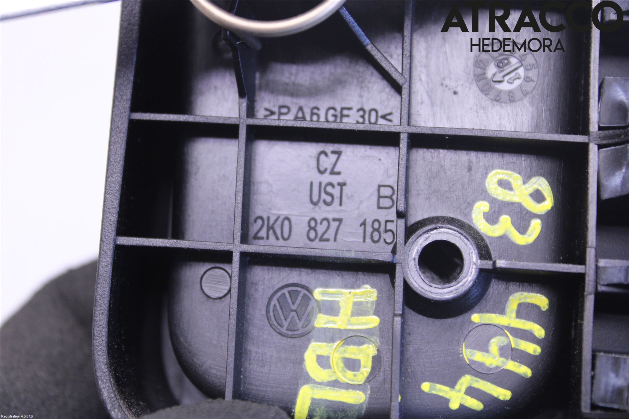 Volkswagen VW CADDY 16-20 Bakluckehandtag Inre