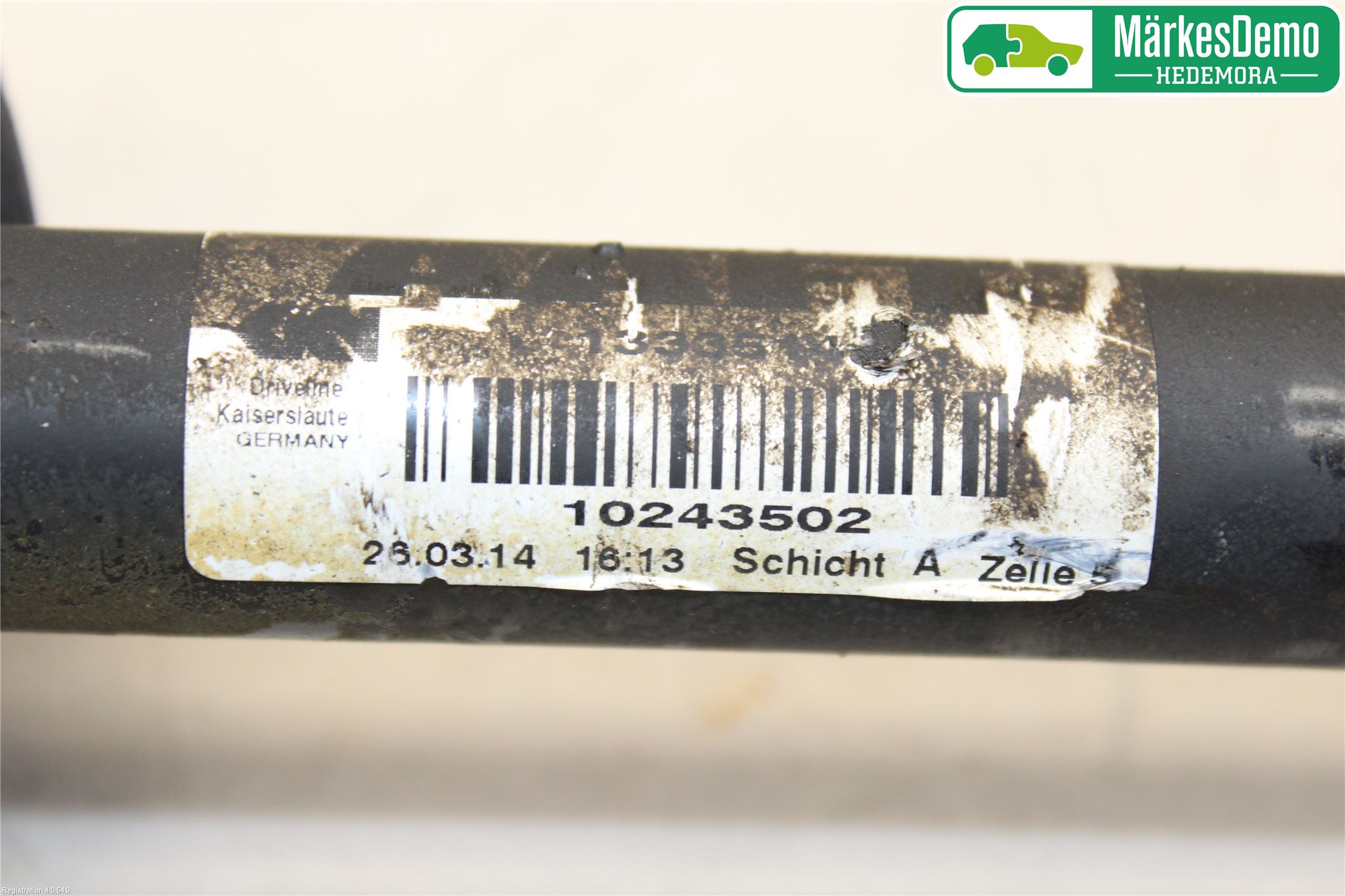 Opel ASTRA J 10-15 Drivaxel Fram Höger