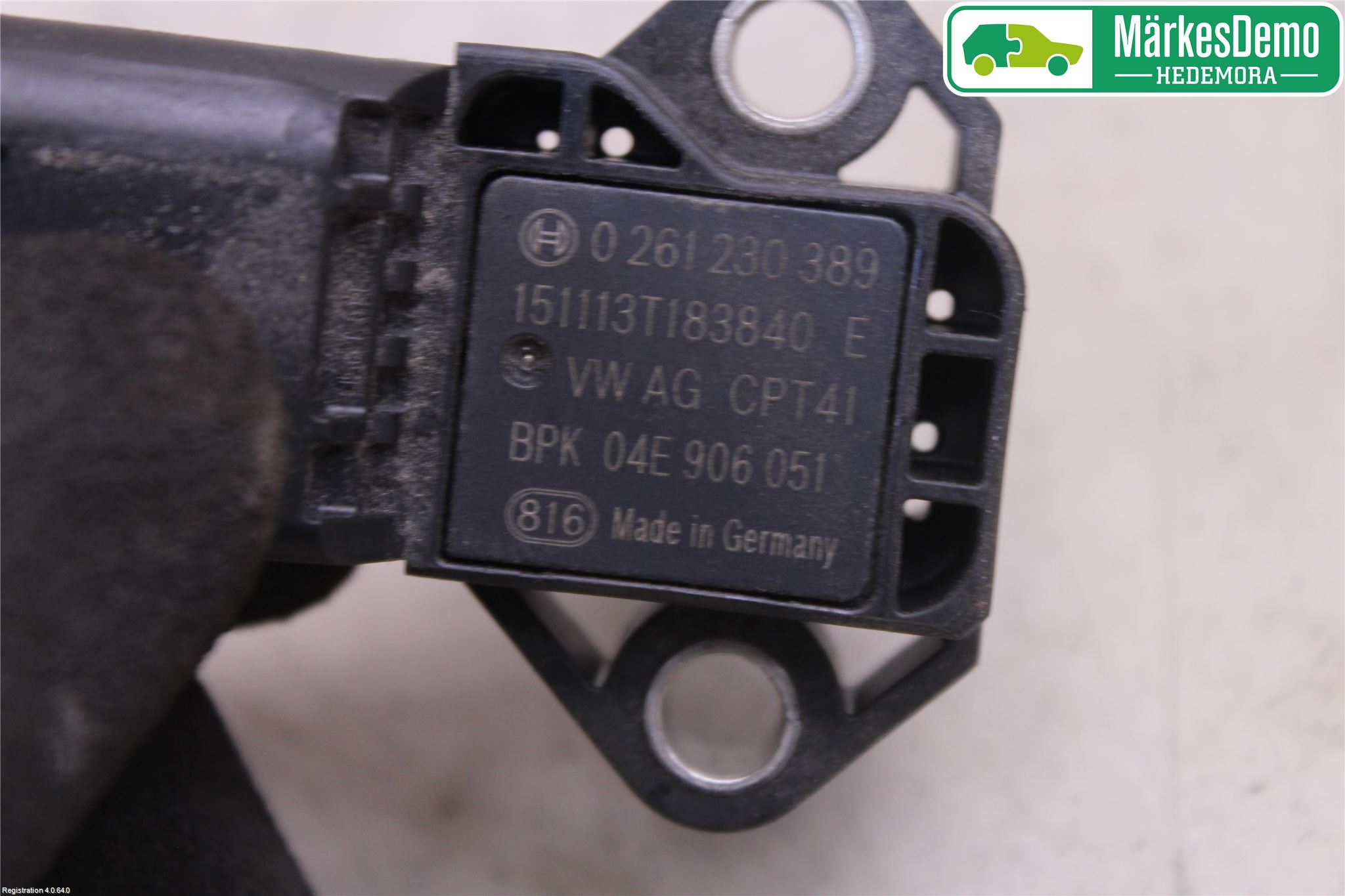 Volkswagen VW GOLF / E-GOLF VII 13-20 Injmappsensor