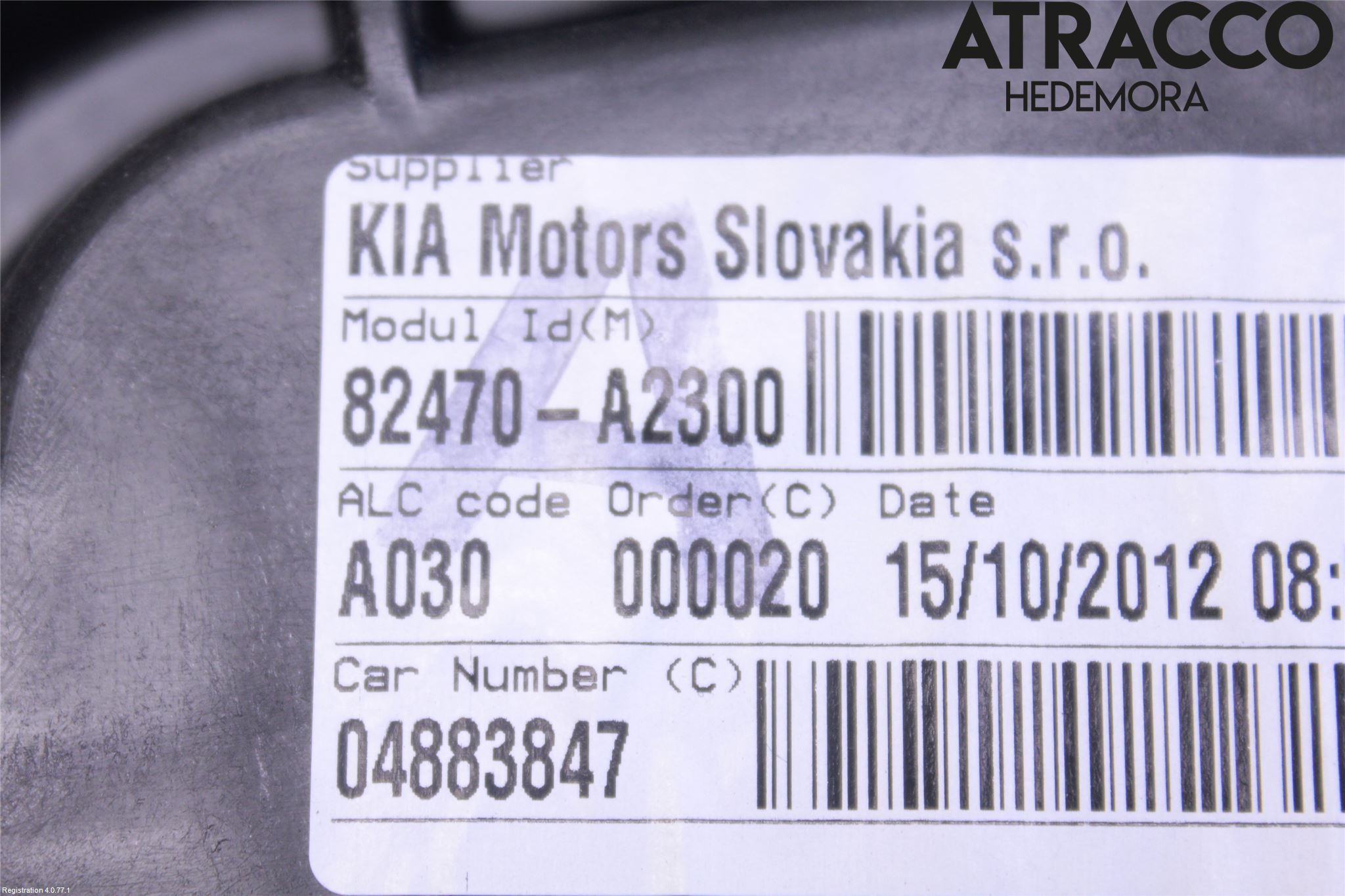 Kia CEED 12-18 Fönsterhiss El Kompl
