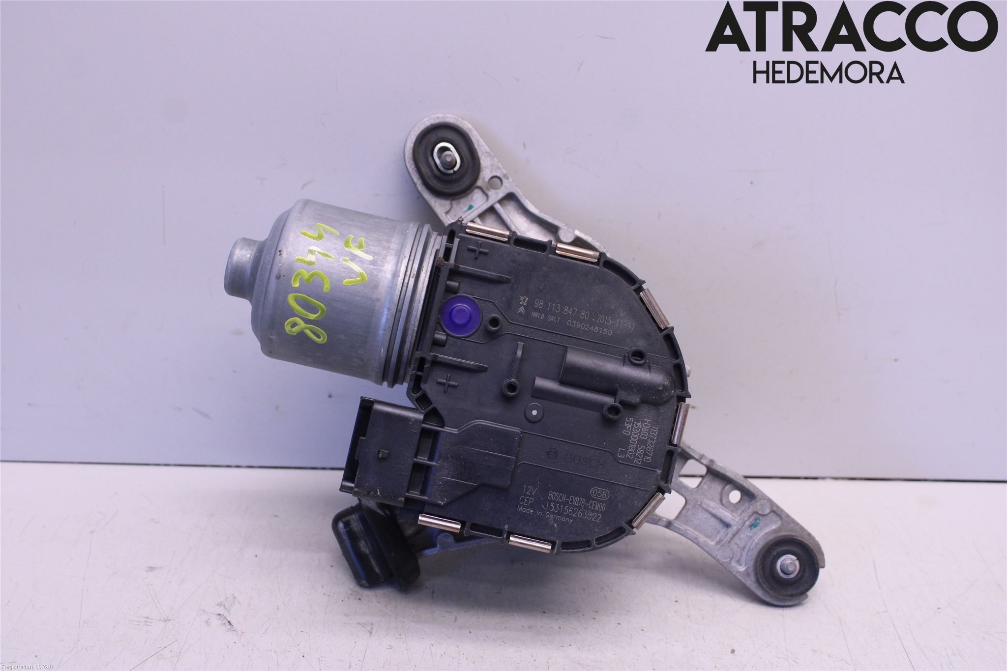 Citroen C4 GRAND PICASSO 14-18 Torkarmotor Vindruta