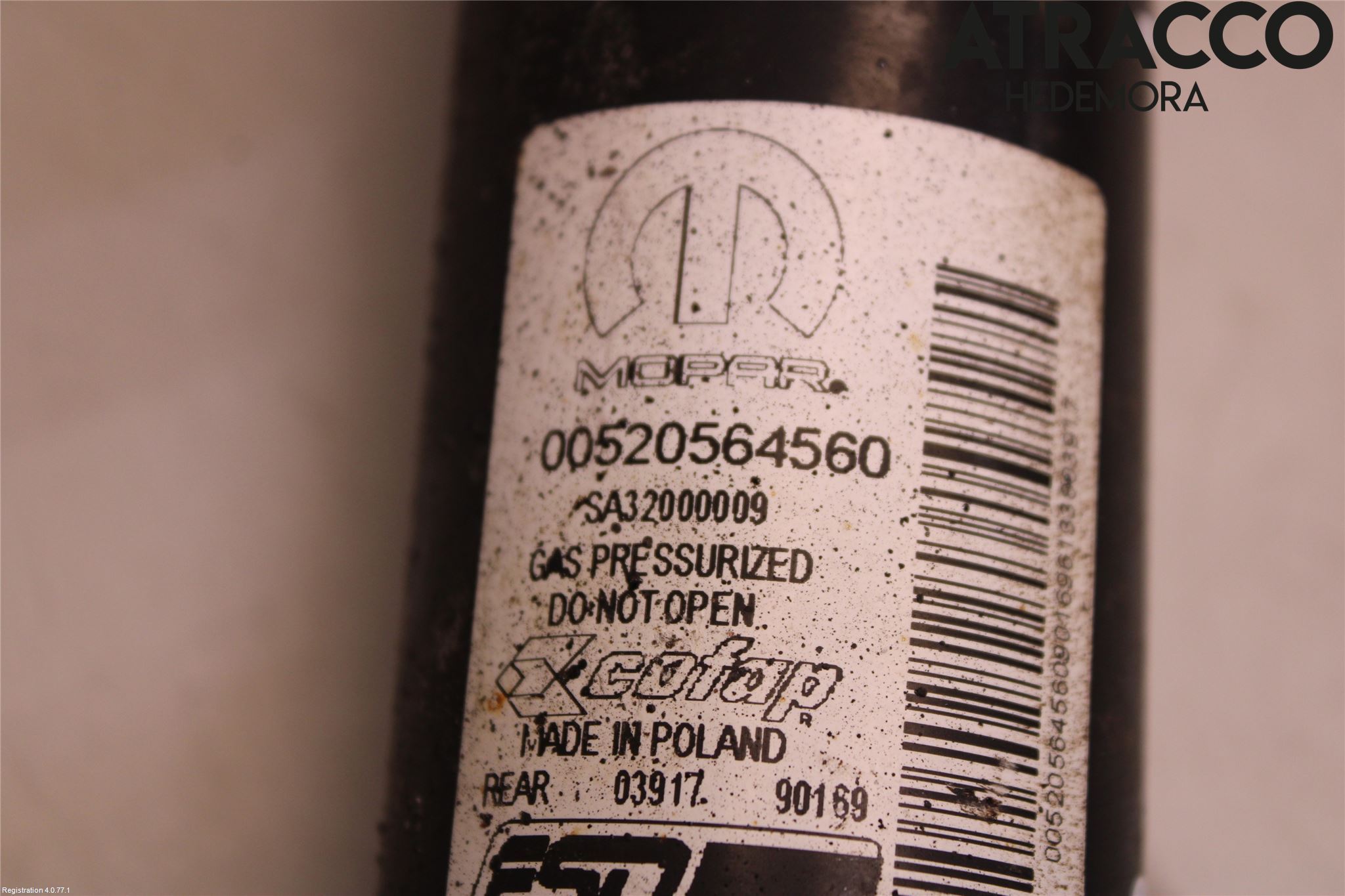 Fiat TIPO/CROSS 16- Stötdämpare Bak