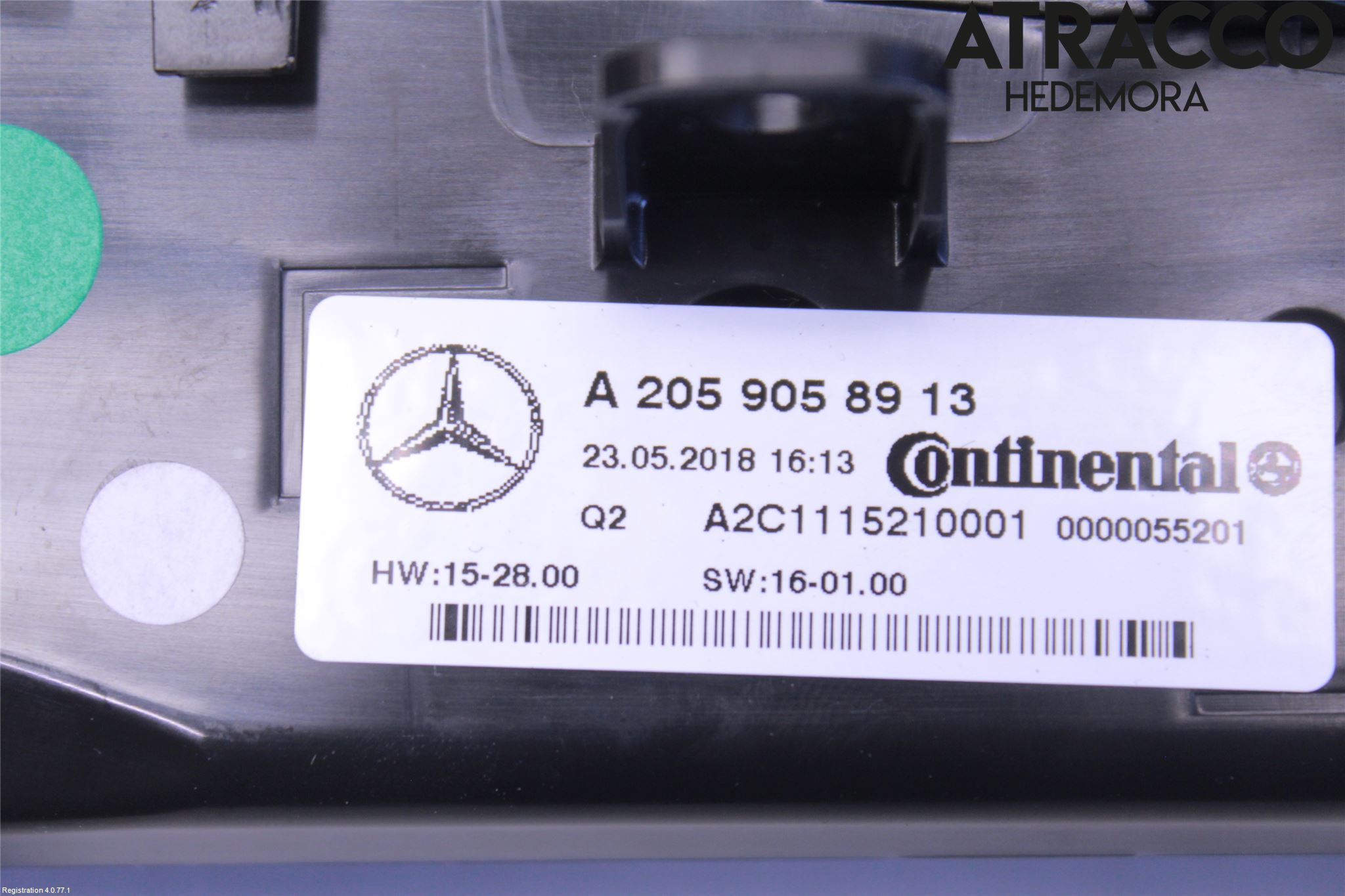 Mercedes-Benz MB C-KLASS (W205) 14-21 Ac Styrenhet Ac Manöveren