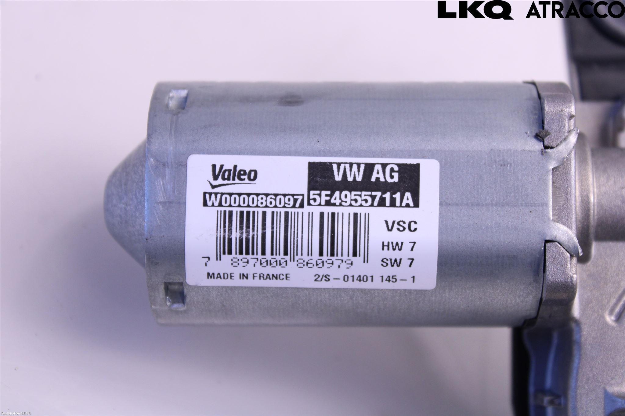 Volkswagen VW PASSAT 15-19 Torkarmotor Baklucka