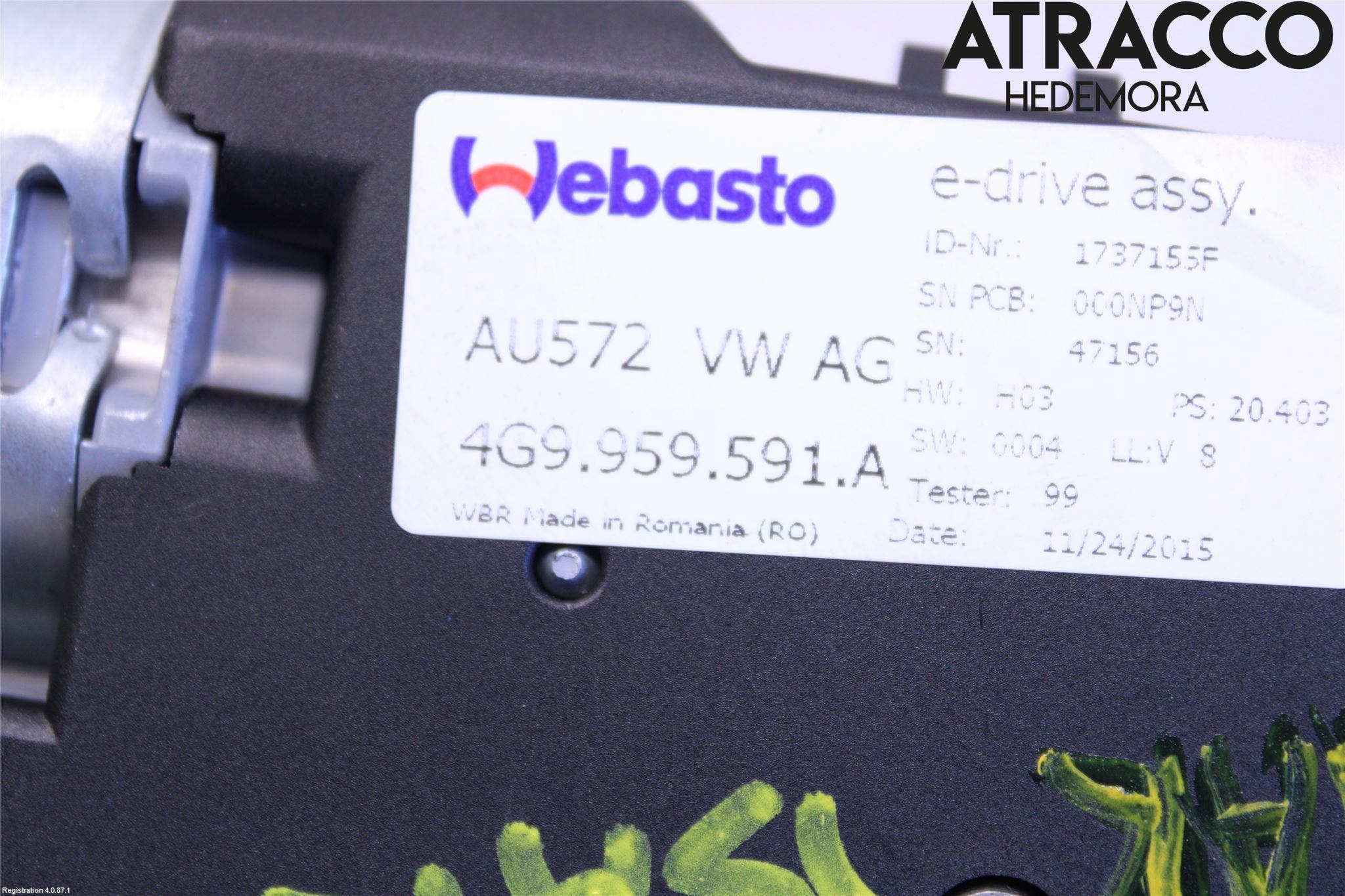 Audi A6 ALLROAD 12-18 Taklucksmotor