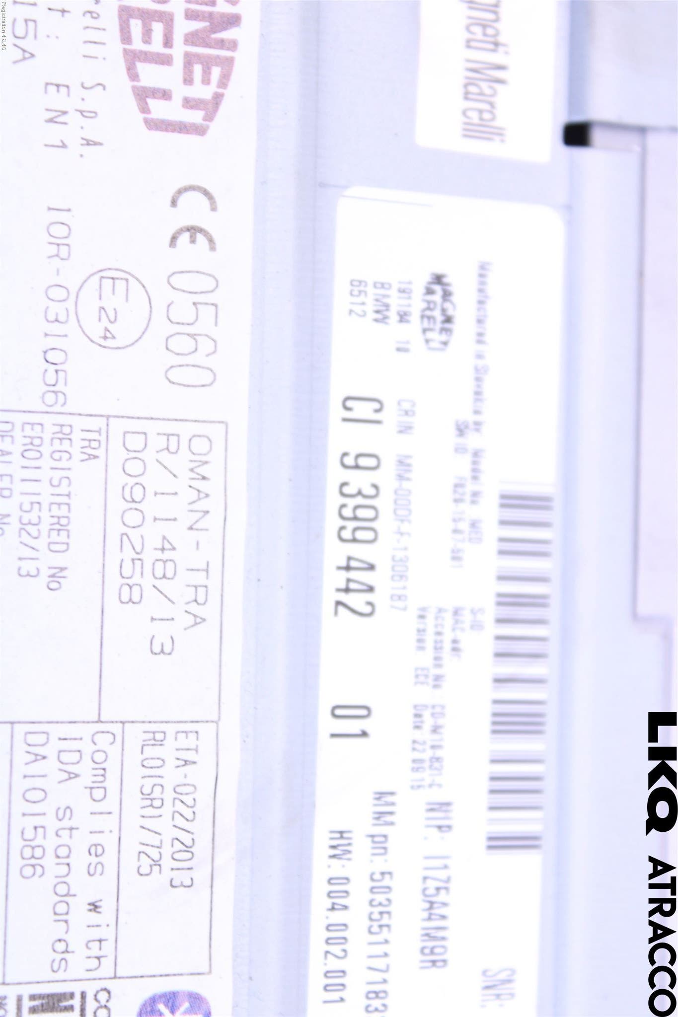 BMW 3 F30/F31/F80 12-19 Cd Radio - Multimediapanel