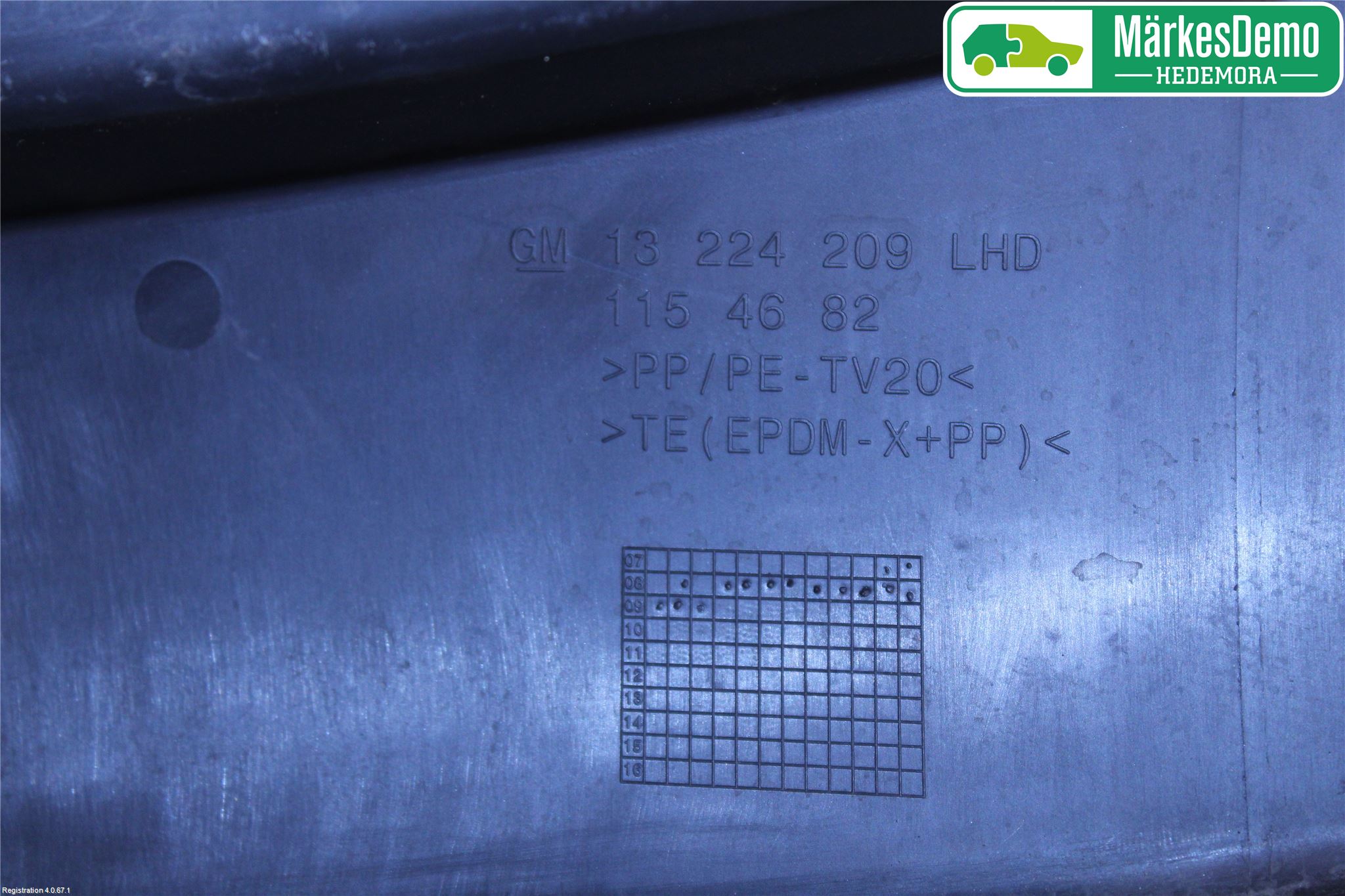 Opel INSIGNIA 09-16 Torpedplåt-Torpedplast