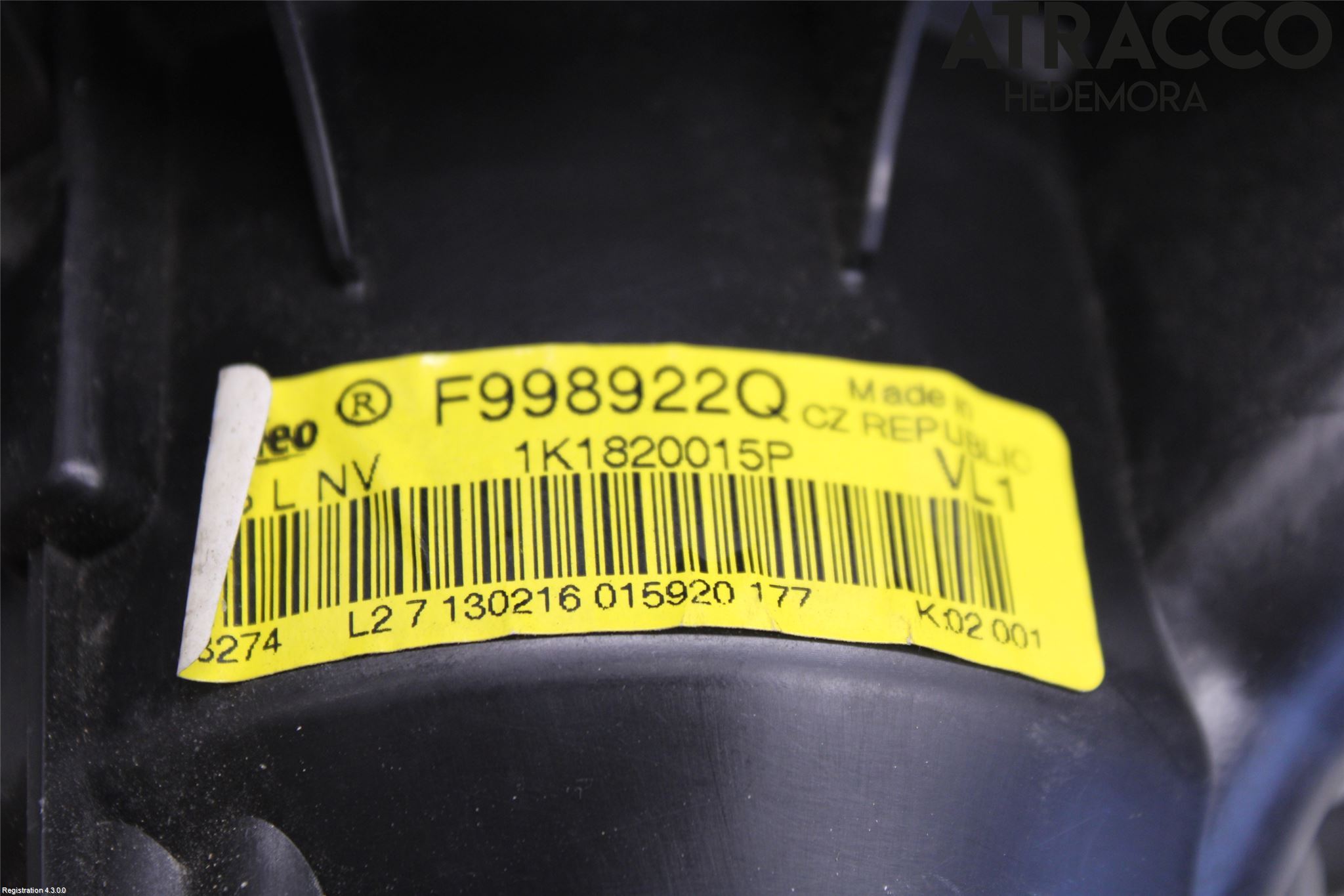 Volkswagen VW CADDY 16-20 Ac Värmefläkt