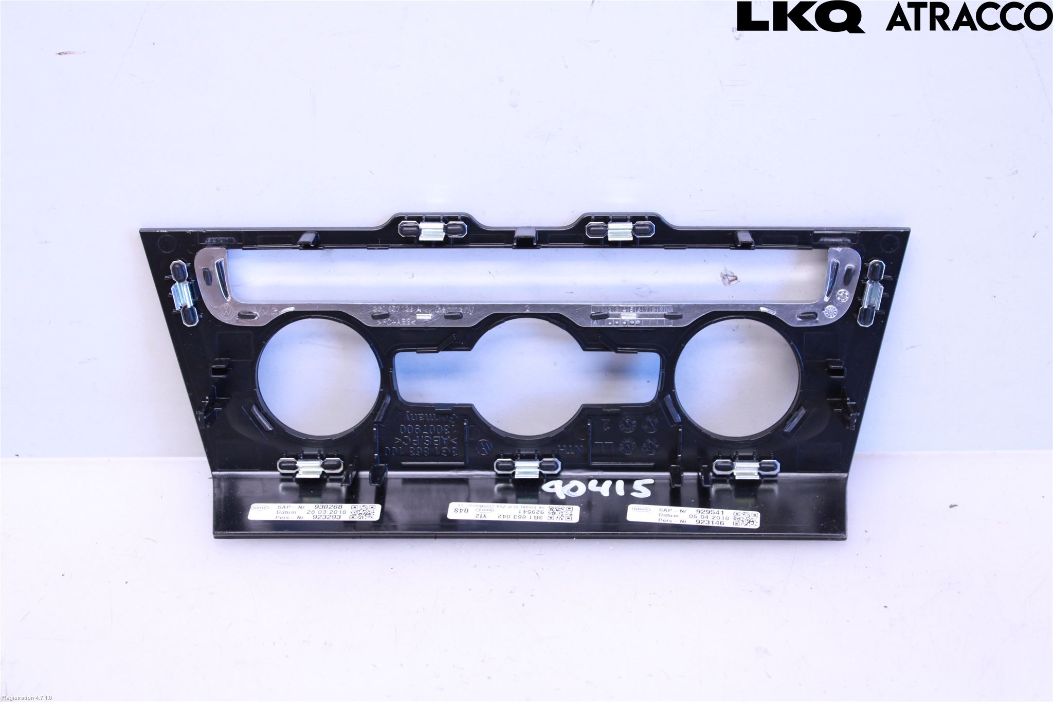 Volkswagen VW PASSAT 15-19 Instrumentsarg