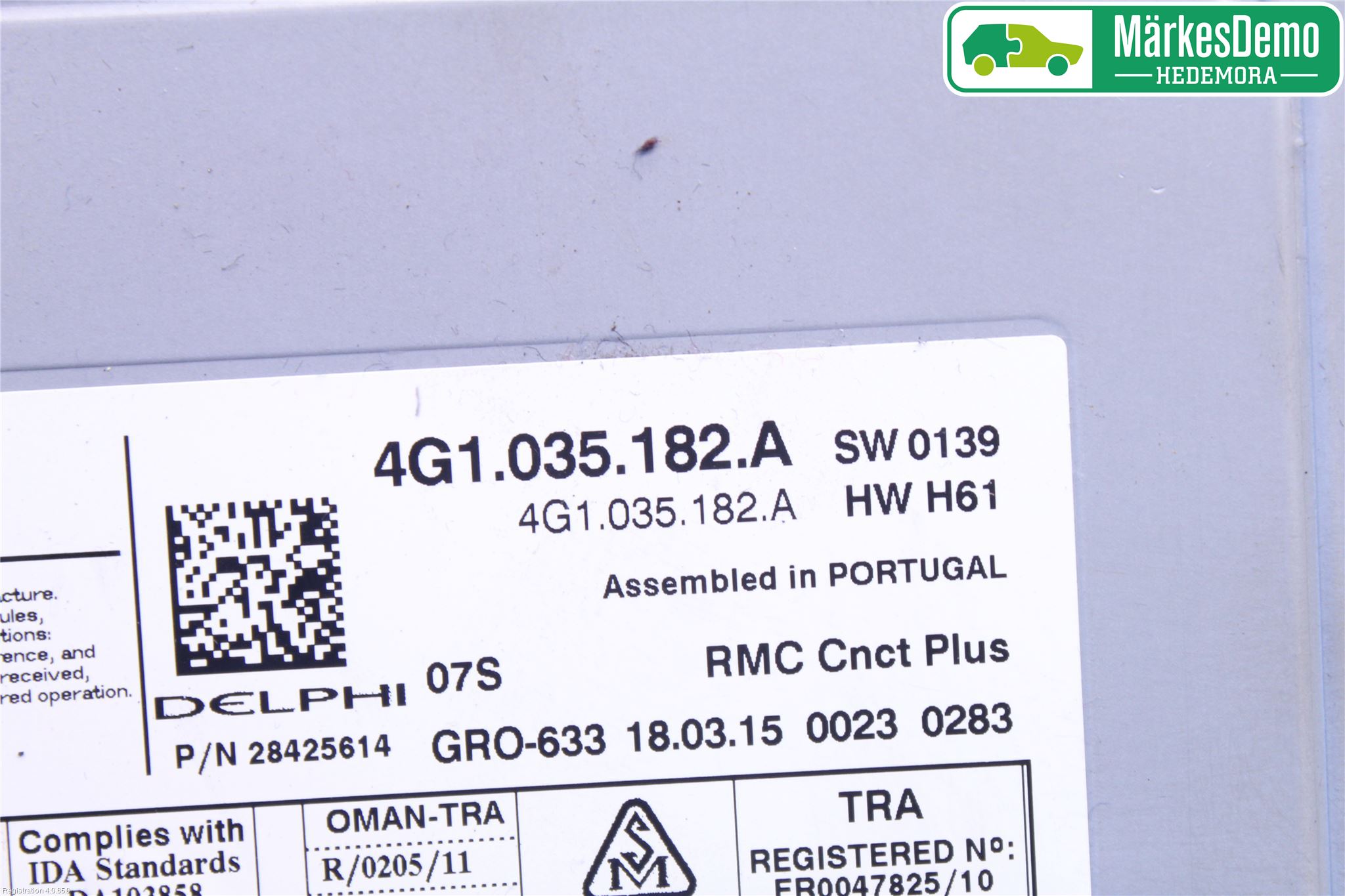 Audi A6/S6 4G 11-18 Cd Radio - Multimediapanel