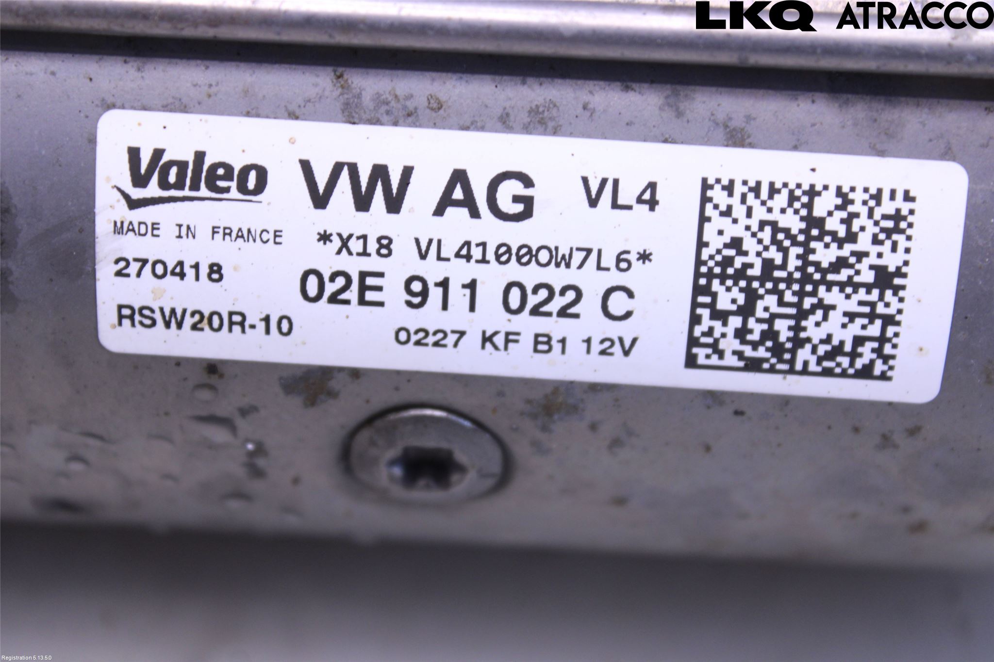 Volkswagen VW GOLF / E-GOLF VII 13-20 Startmotor Diesel