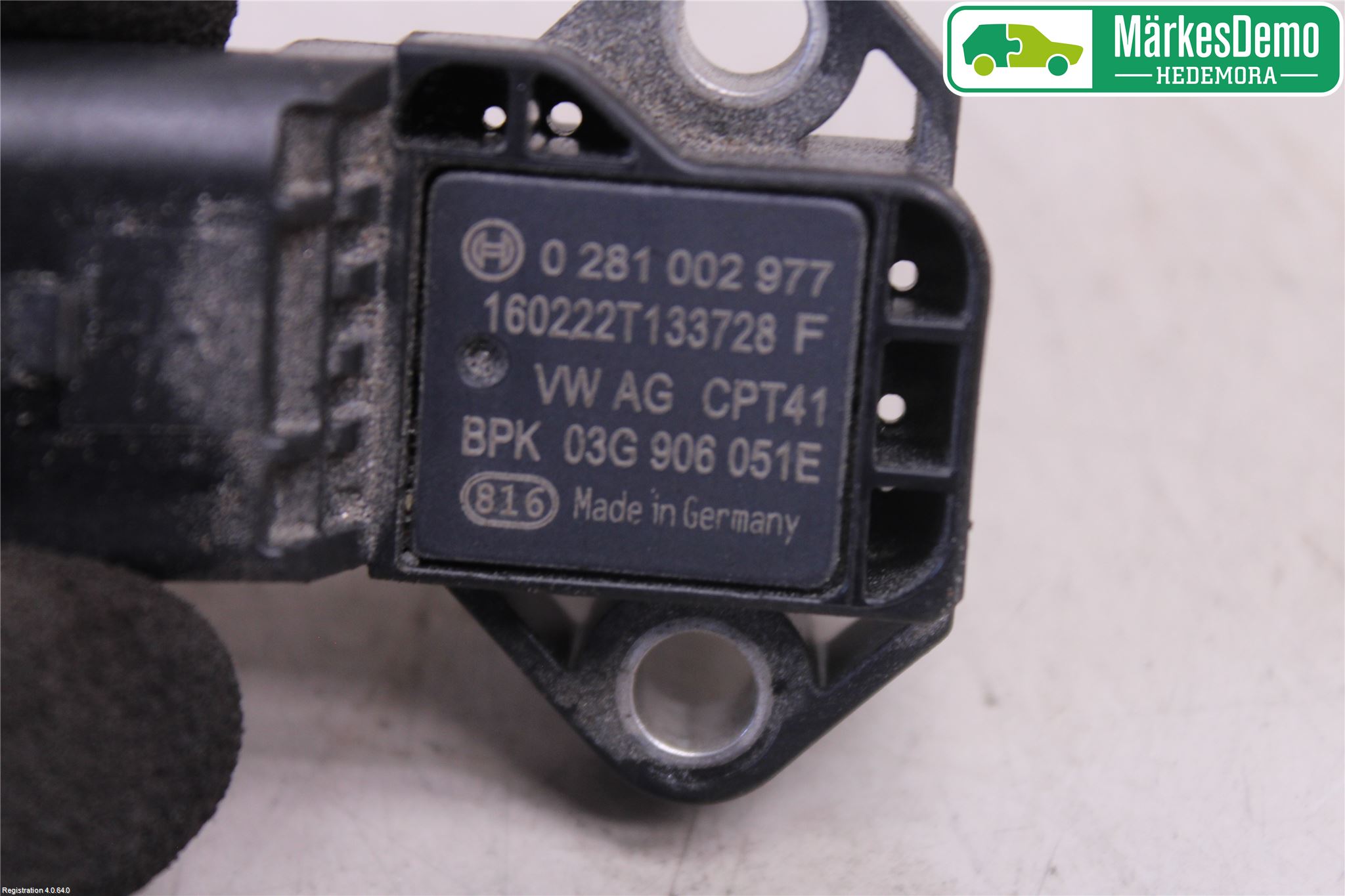 Volkswagen VW GOLF / E-GOLF VII 13-20 Injmappsensor
