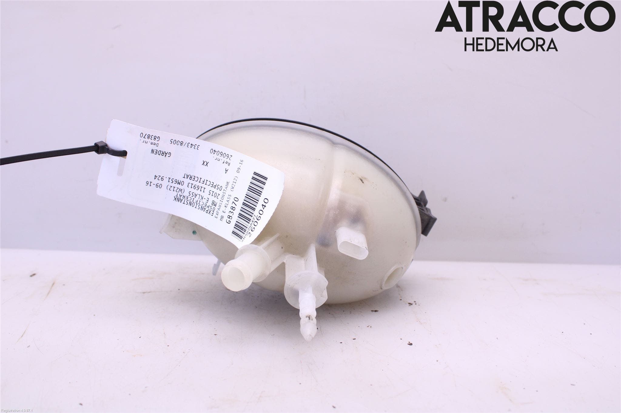 Mercedes-Benz MB E-KLASS (W212) 09-16 Expansionstank