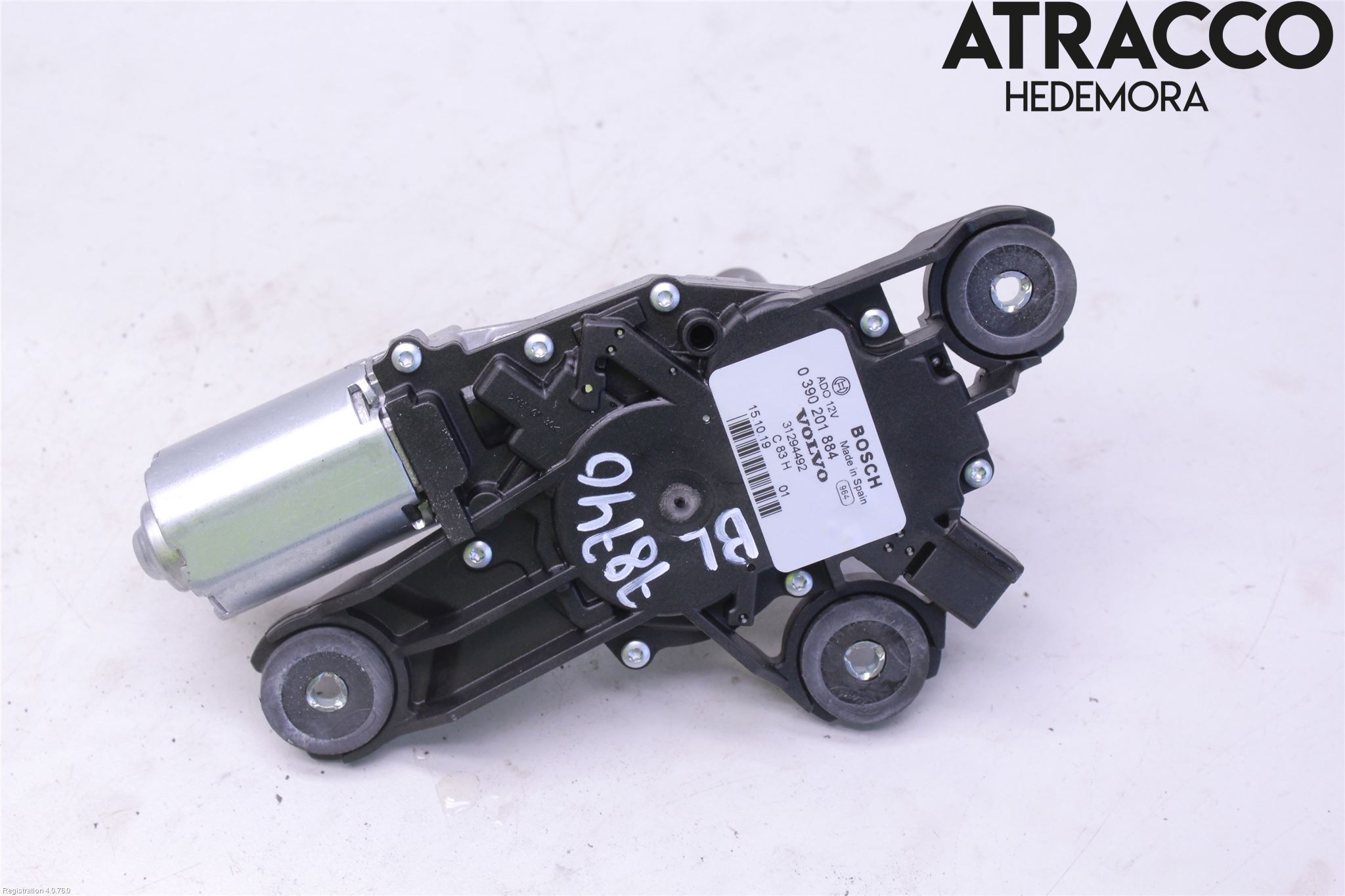 Volvo V40 12-19 Torkarmotor Baklucka