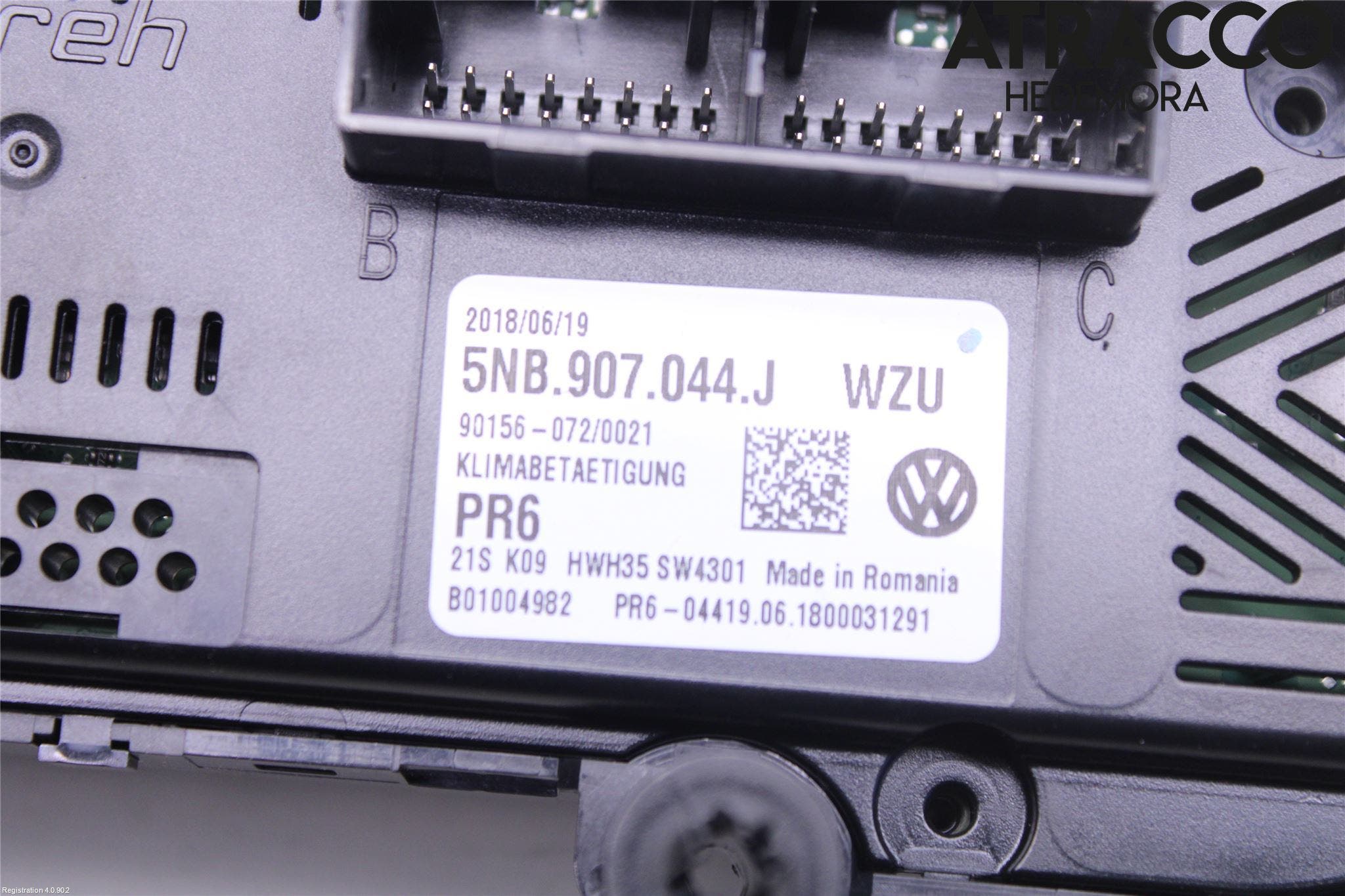 Volkswagen VW TIGUAN 16-24 Ac Styrenhet Ac Manöveren