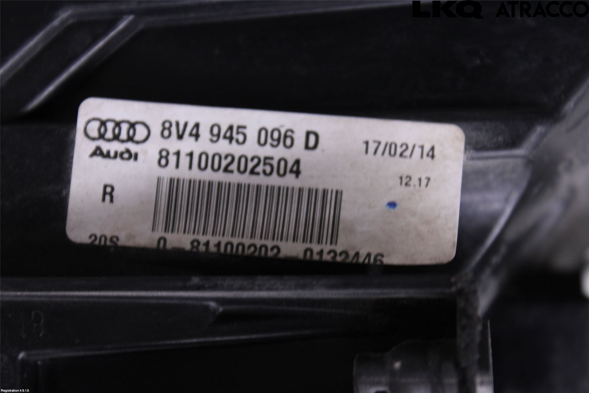 Audi A3/S3 8V 13-20 Bakljus Vänster