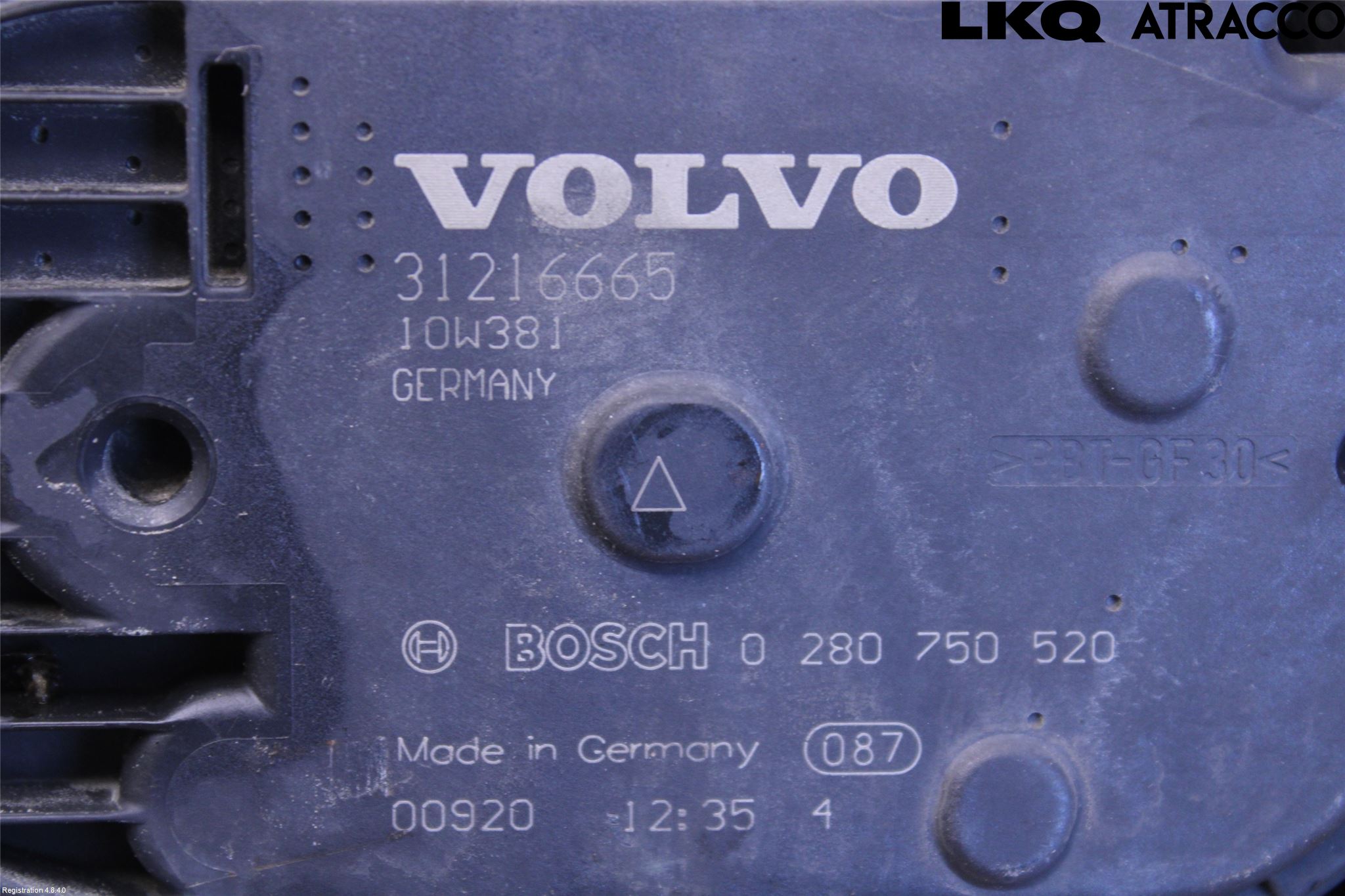 Volvo XC60 09-13 Injspjällhus