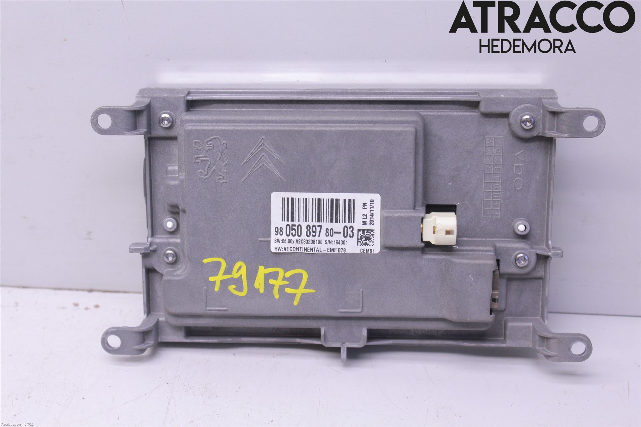 Citroen C4 GRAND PICASSO 14-18 Bildskärm