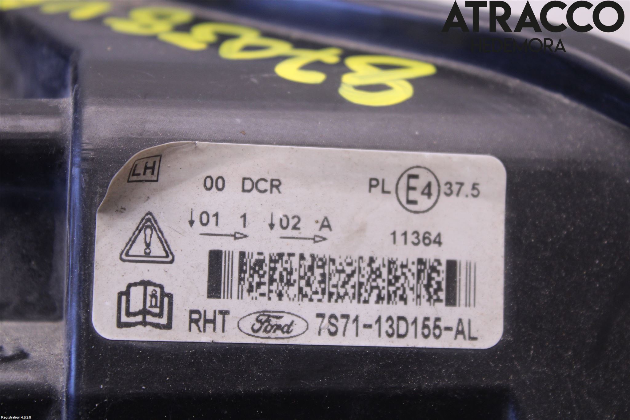 Ford MONDEO 07-15 Strålkastare Vänster