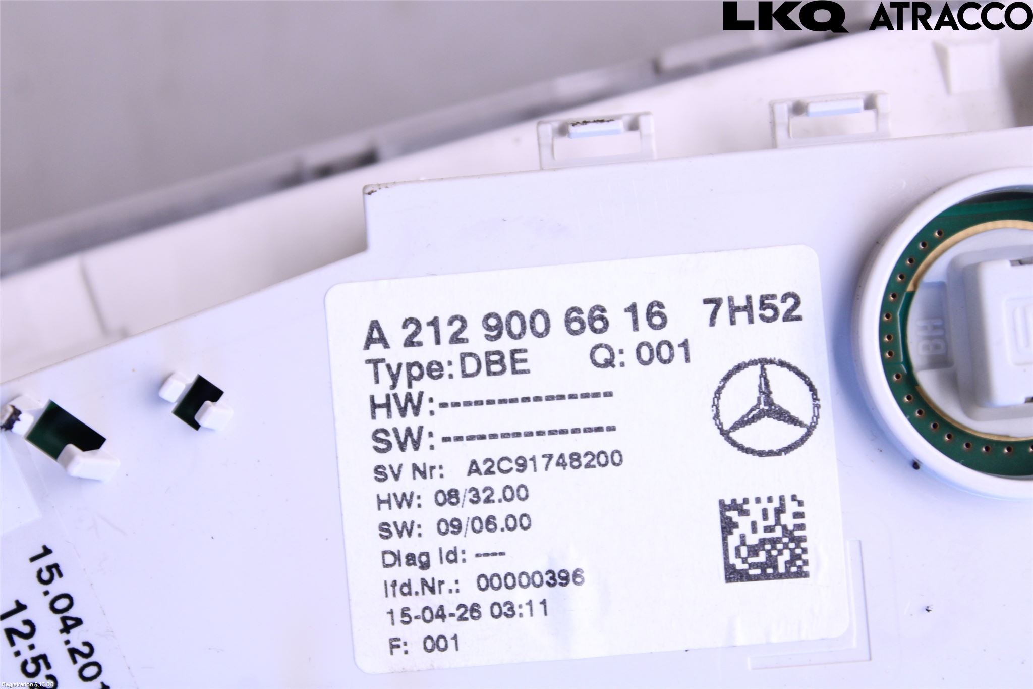 Mercedes-Benz MB E-KLASS (W212) 09-16 Innerbelysning