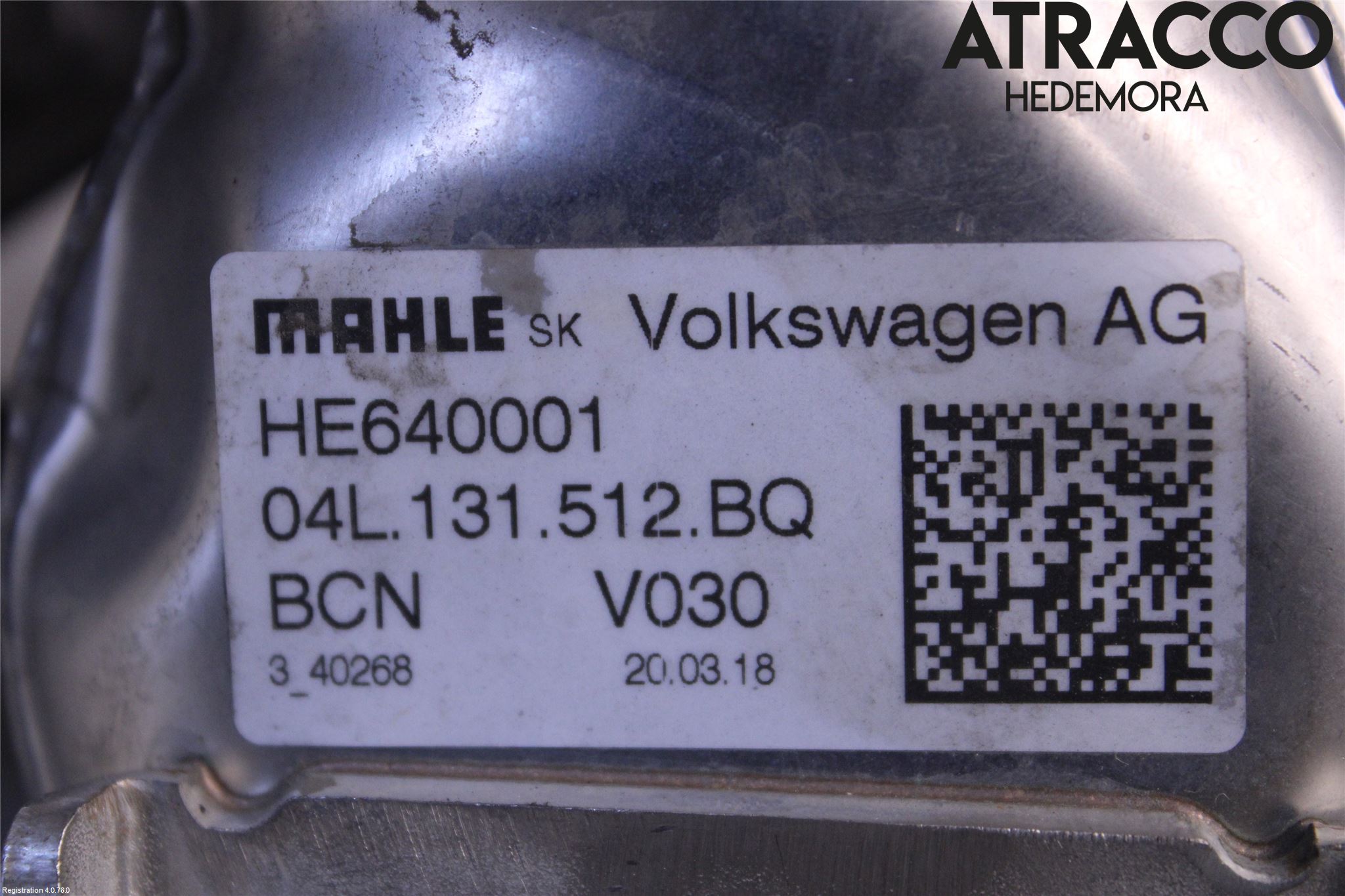 Volkswagen VW PASSAT 15-19 Avgaskylare